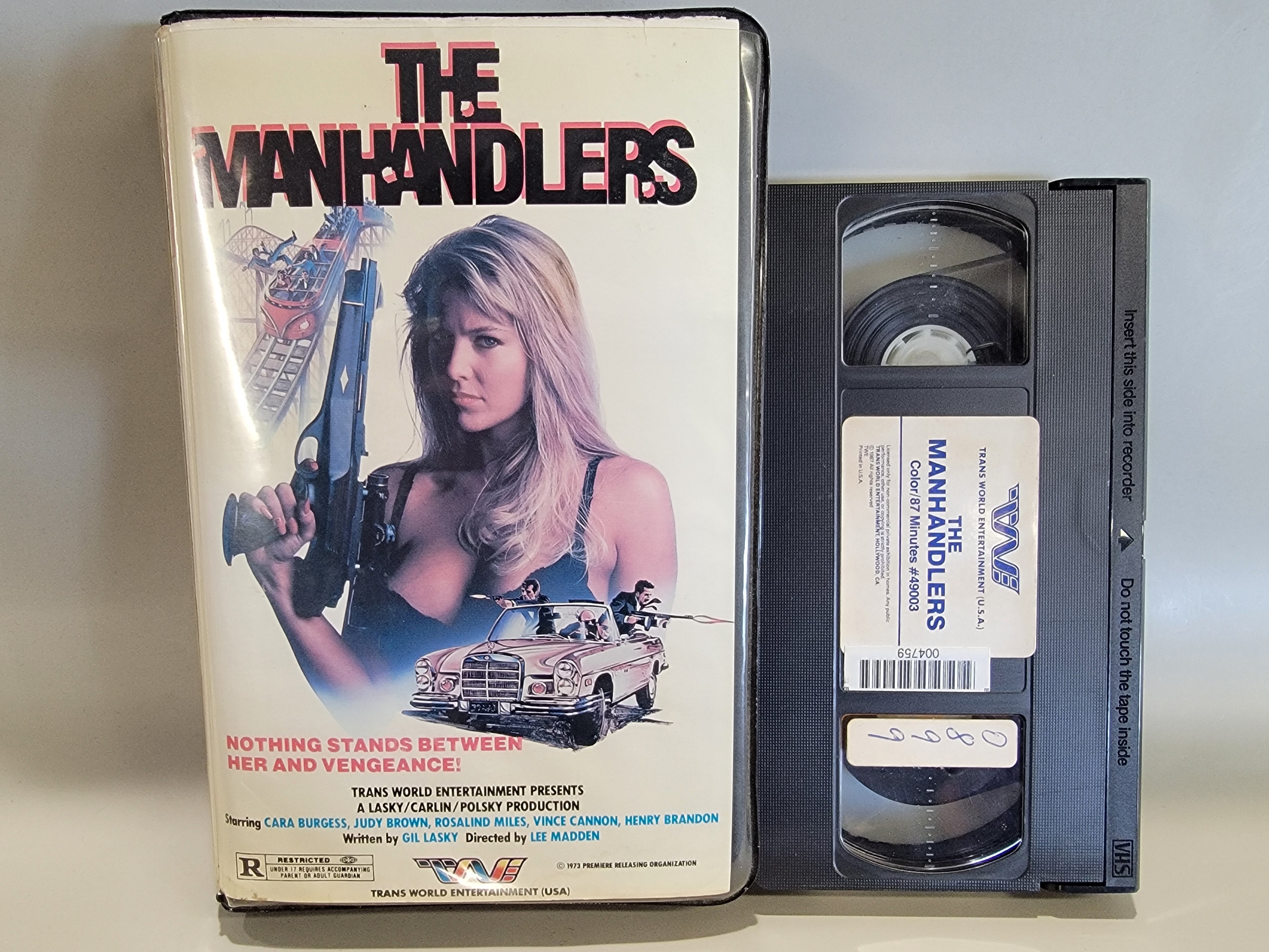 THE MANHANDLERS VHS [USED]