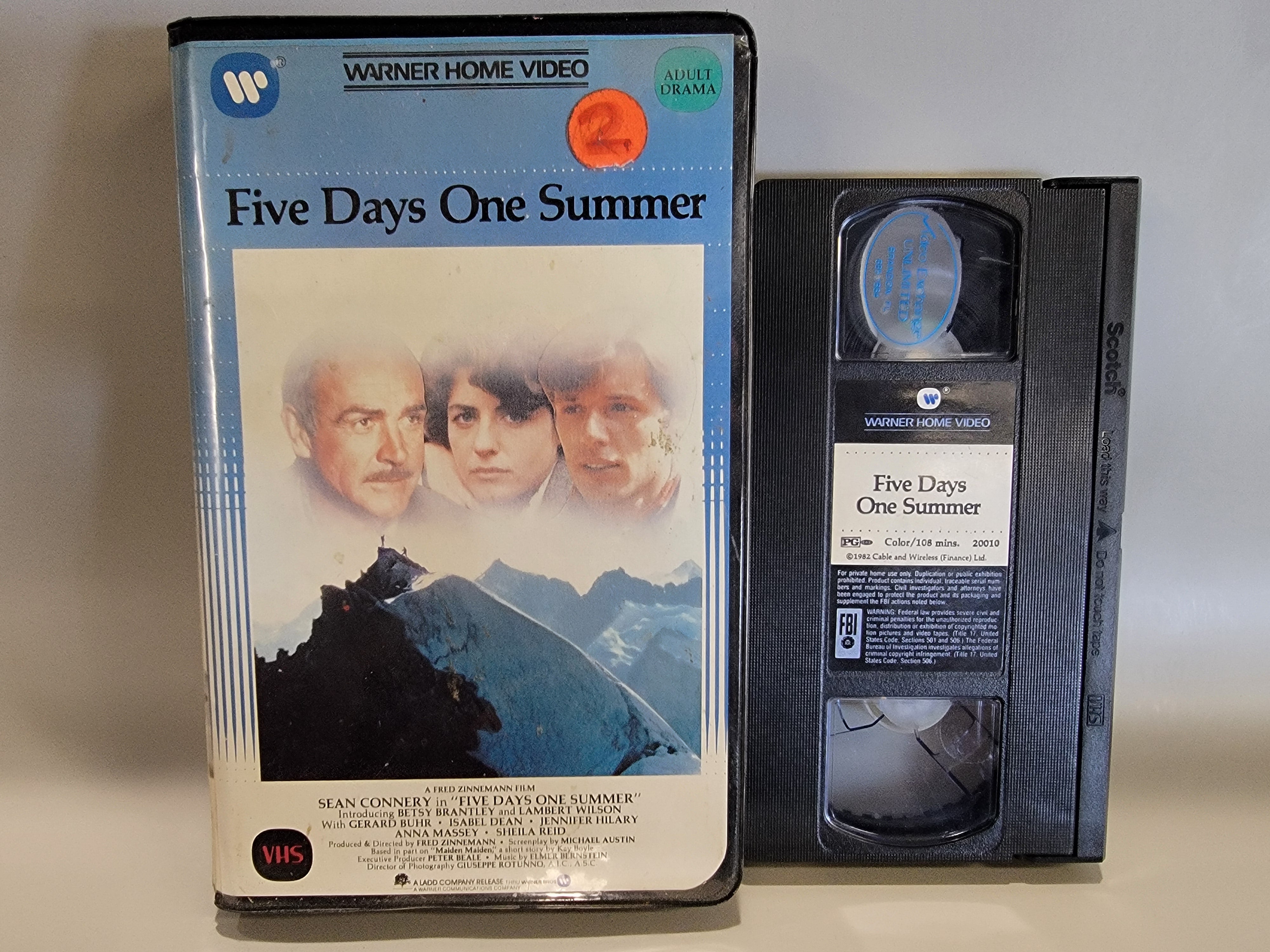 FIVE DAYS ONE SUMMER VHS [USED]