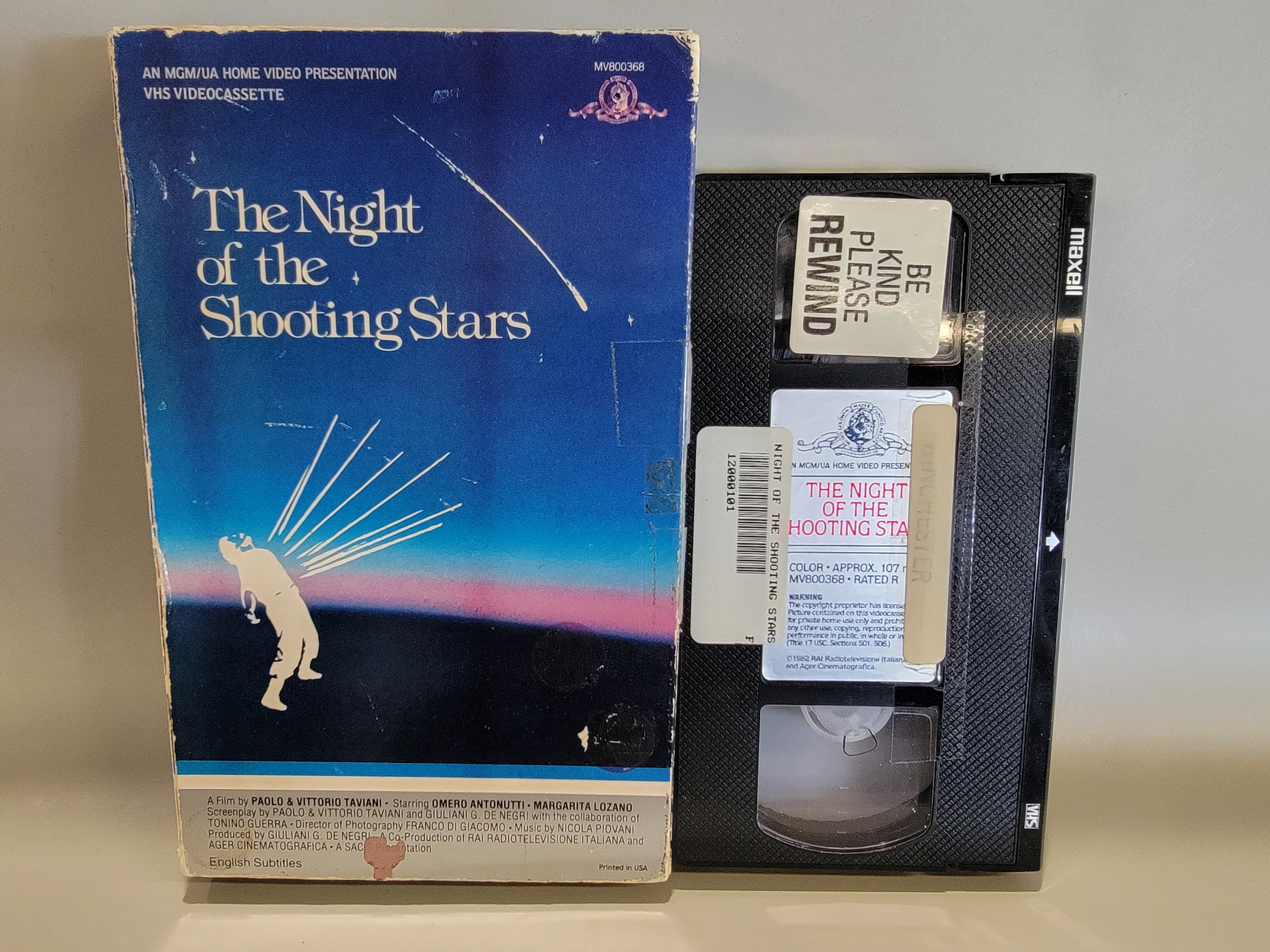 THE NIGHT OF THE SHOOTING STARS VHS [USED]