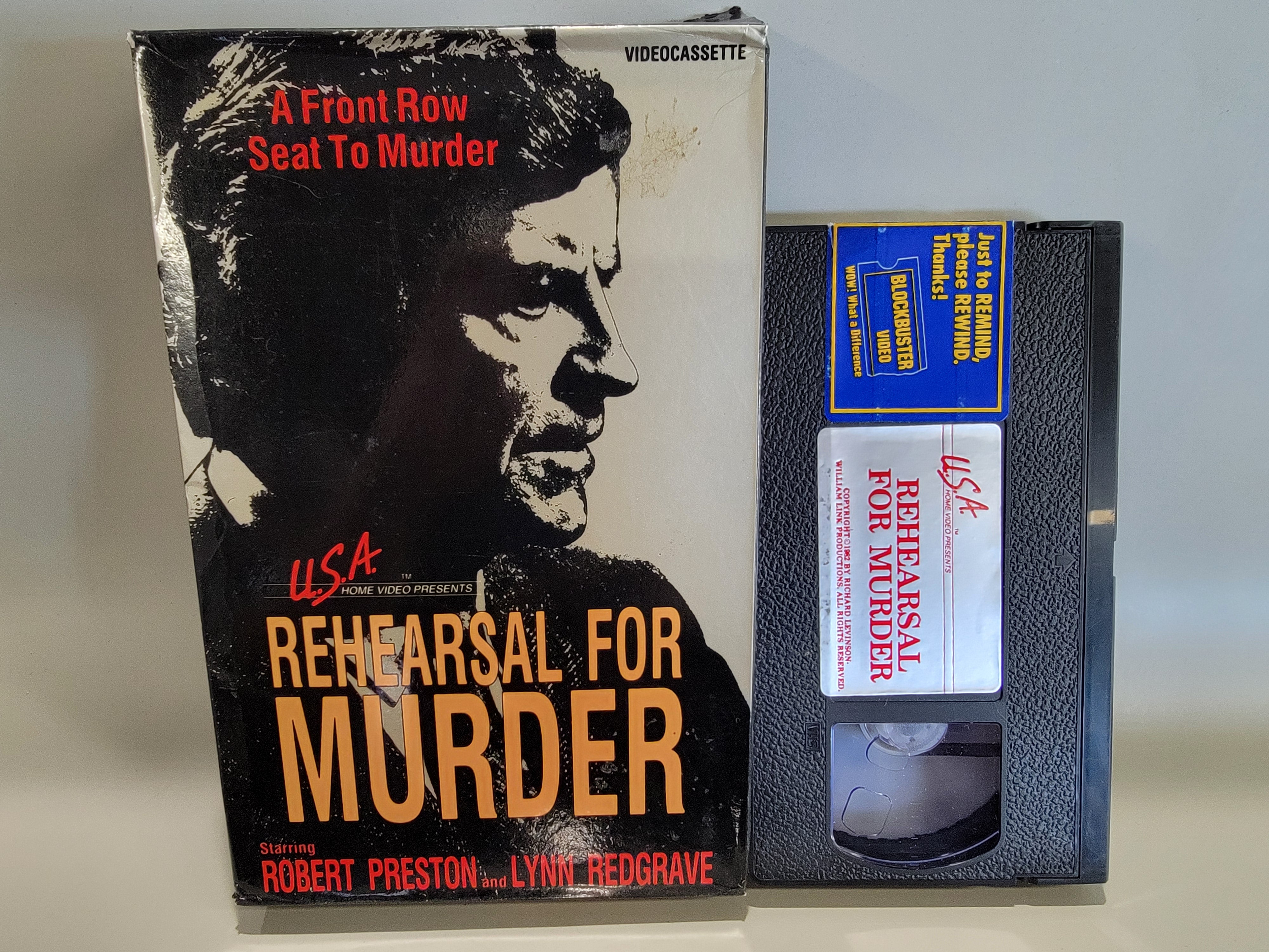 REHEARSAL FOR MURDER VHS [USED]