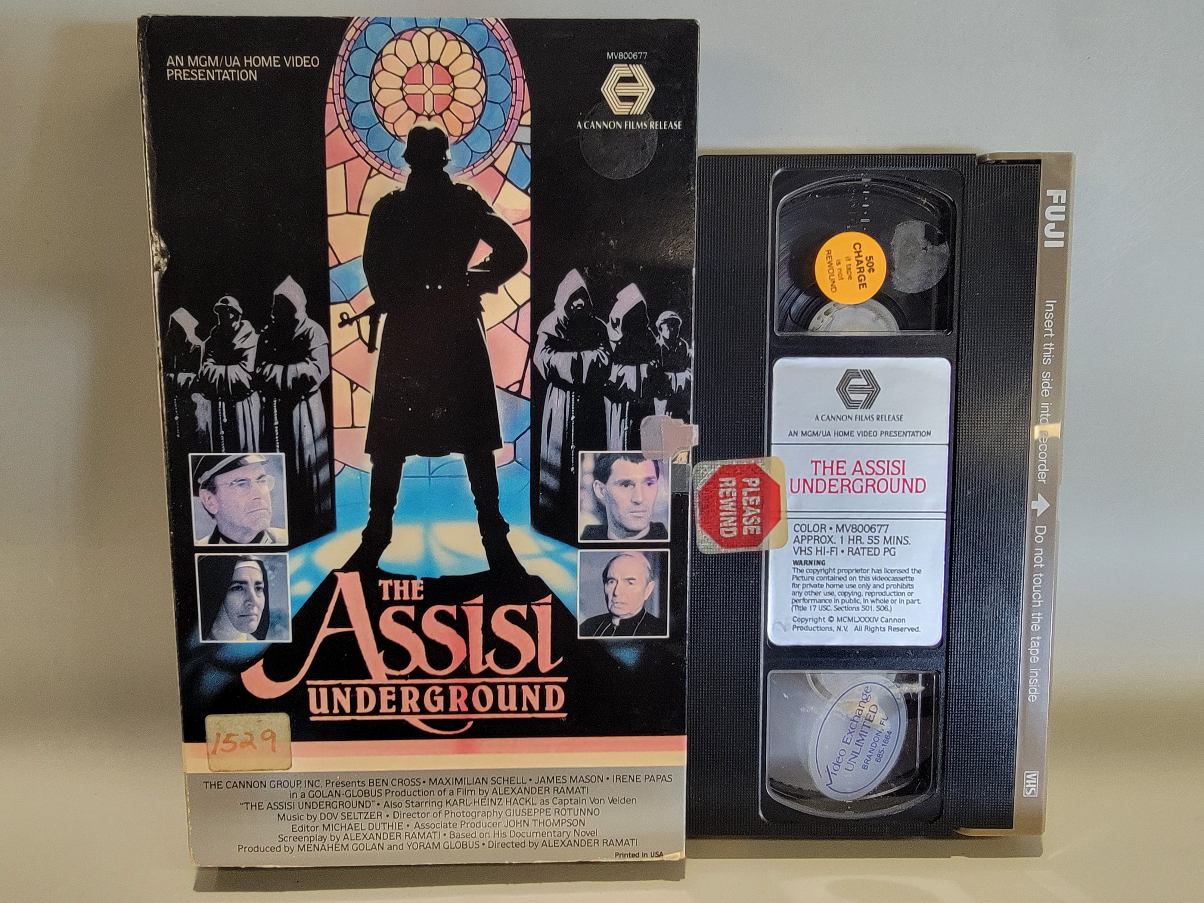 THE ASSISI UNDERGROUND VHS [USED]