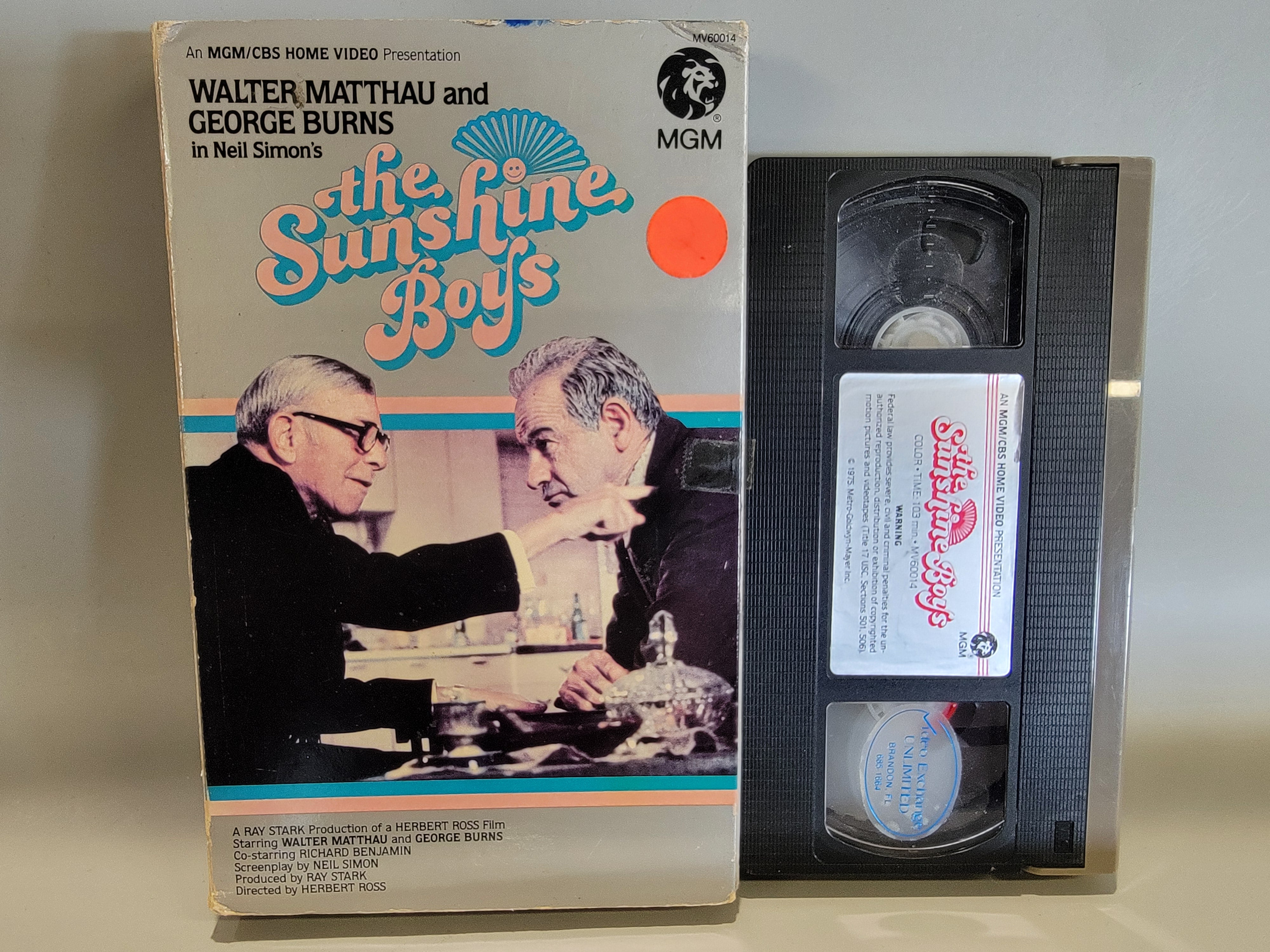 THE SUNSHINE BOYS VHS [USED]