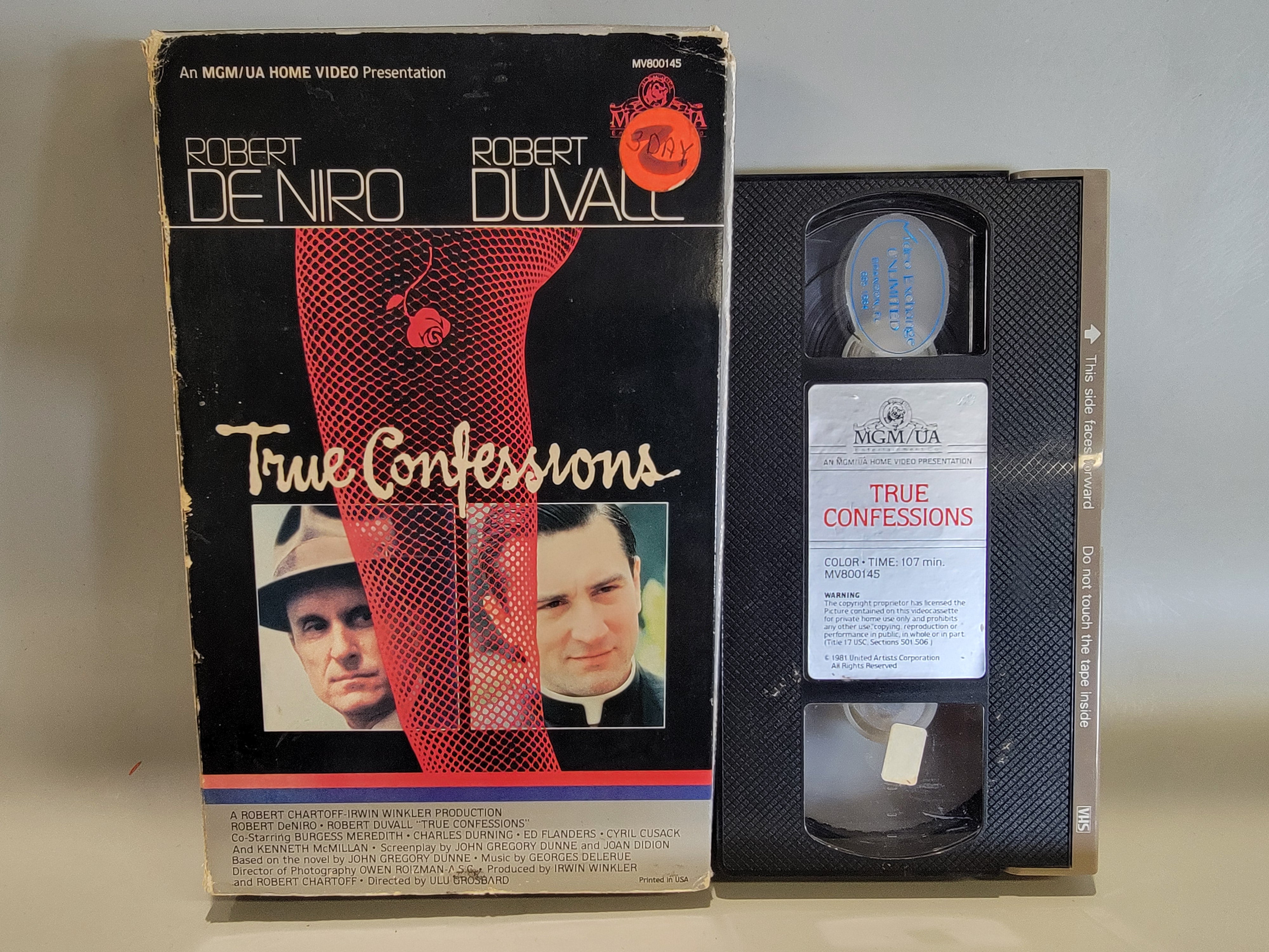 TRUE CONFESSIONS VHS [USED]