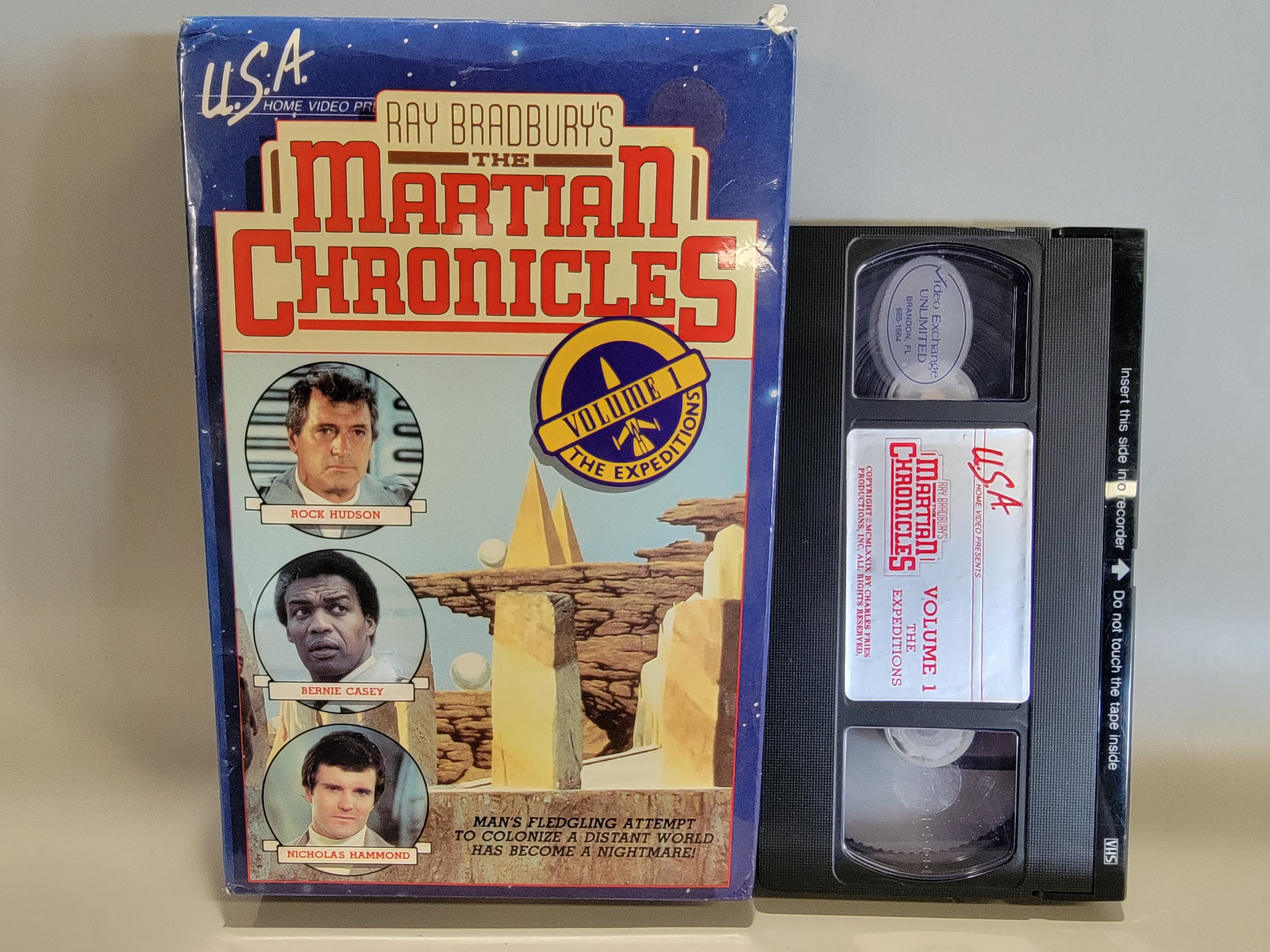 THE MARTIAN CHRONICLES VOLUME 1: THE EXPEDITIONS VHS [USED]