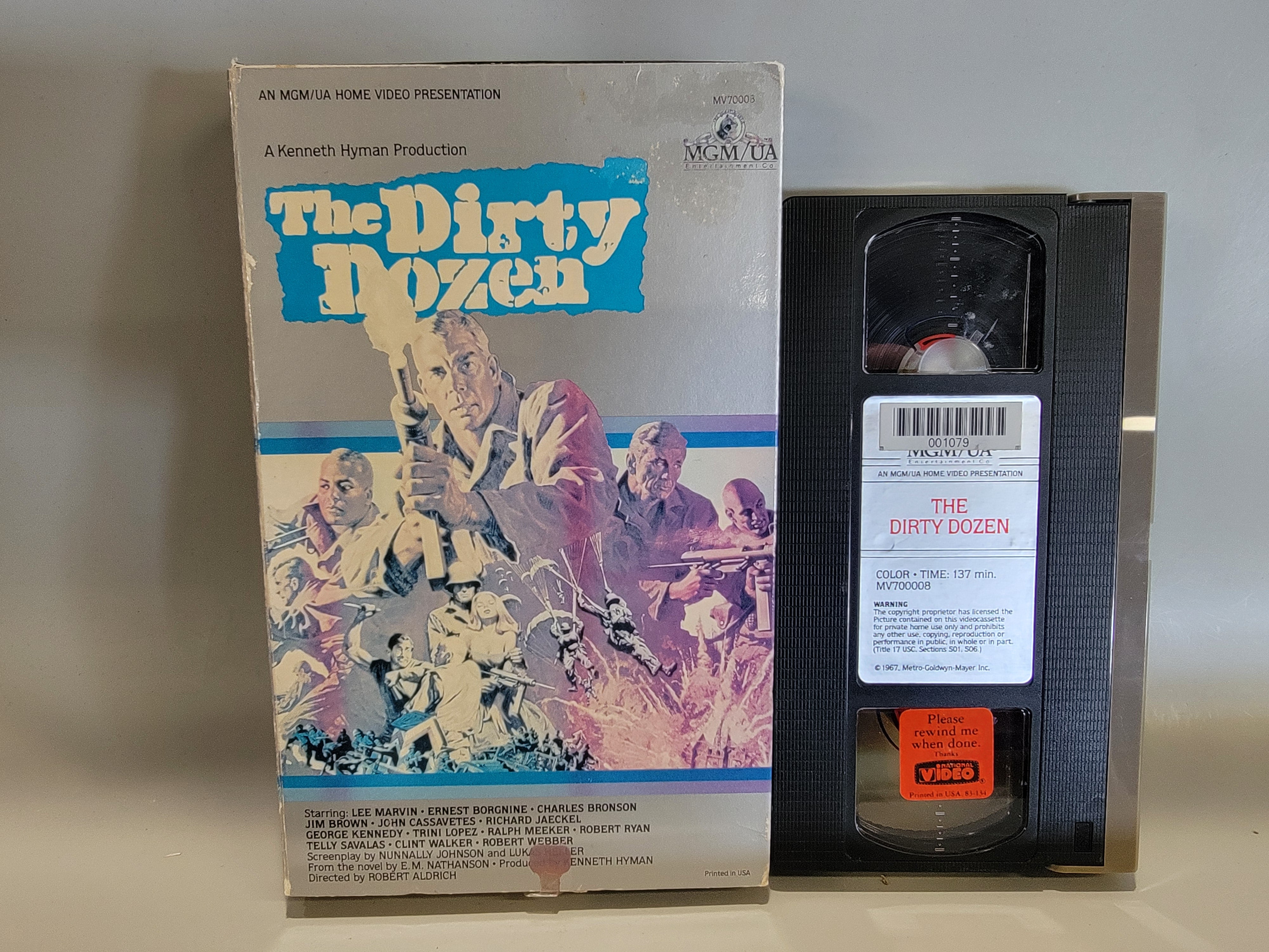 THE DIRTY DOZEN VHS [USED]