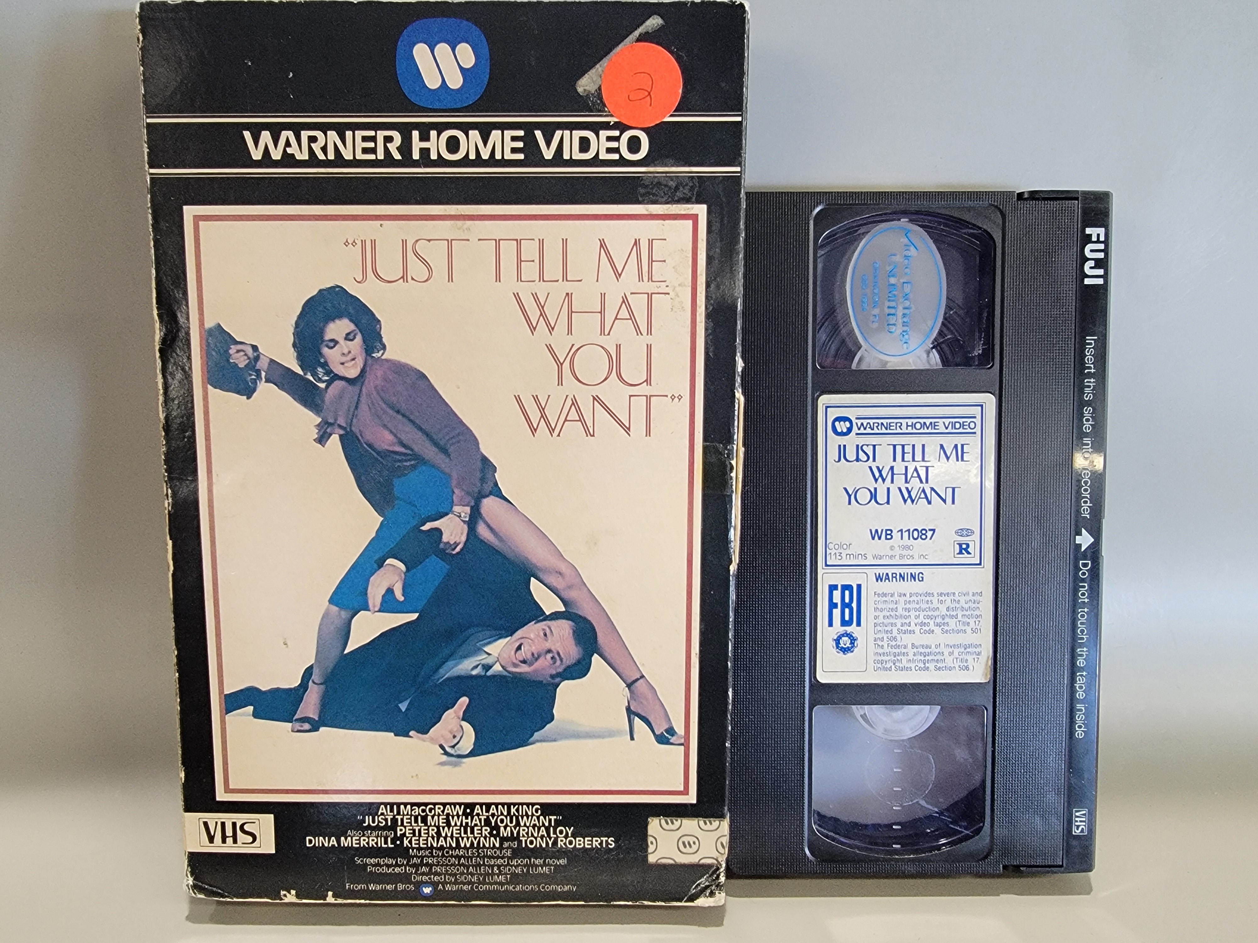 JUST TELL ME WHAT YOU WANT VHS [USED]