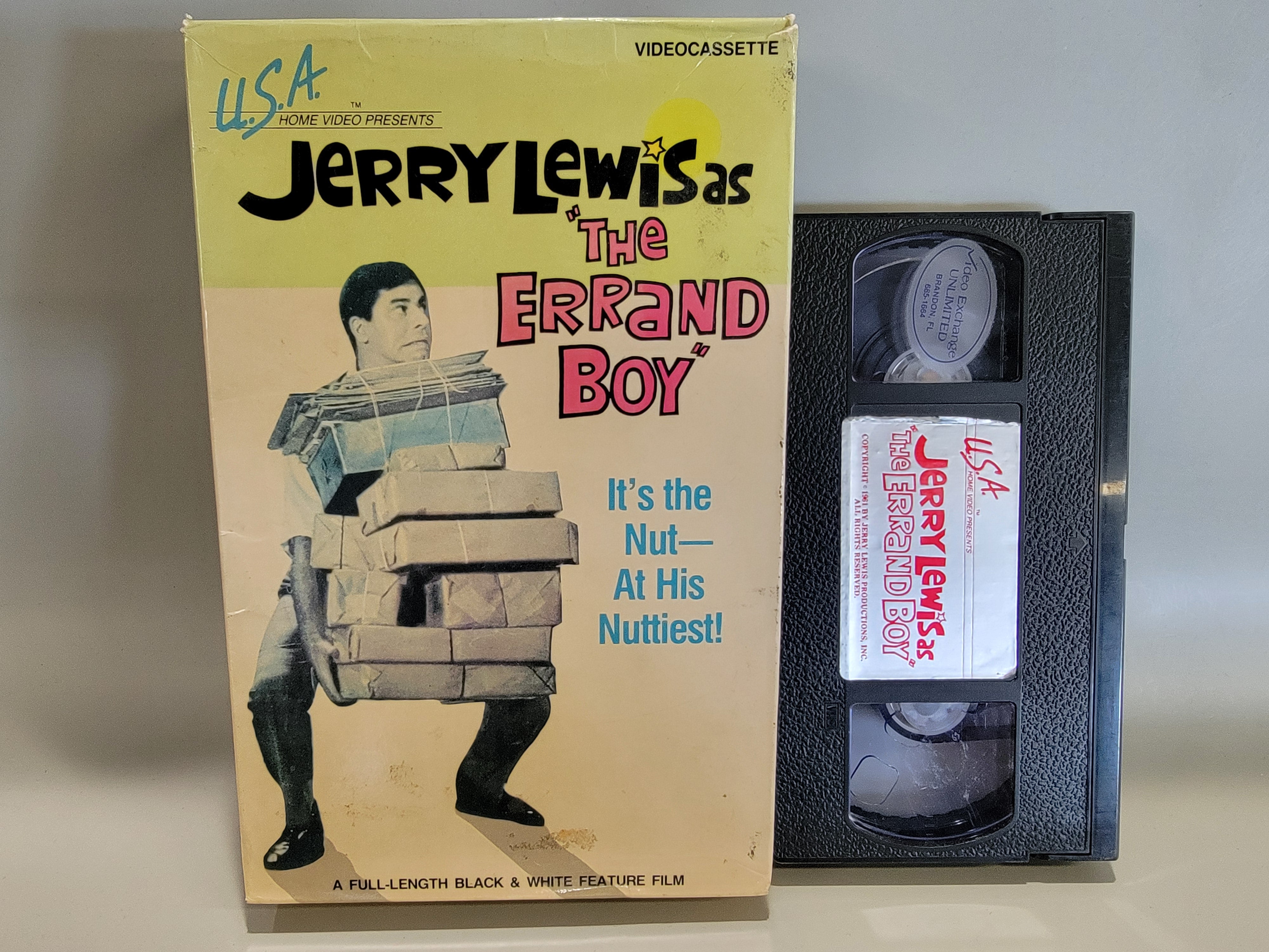 THE ERRAND BOY VHS [USED]