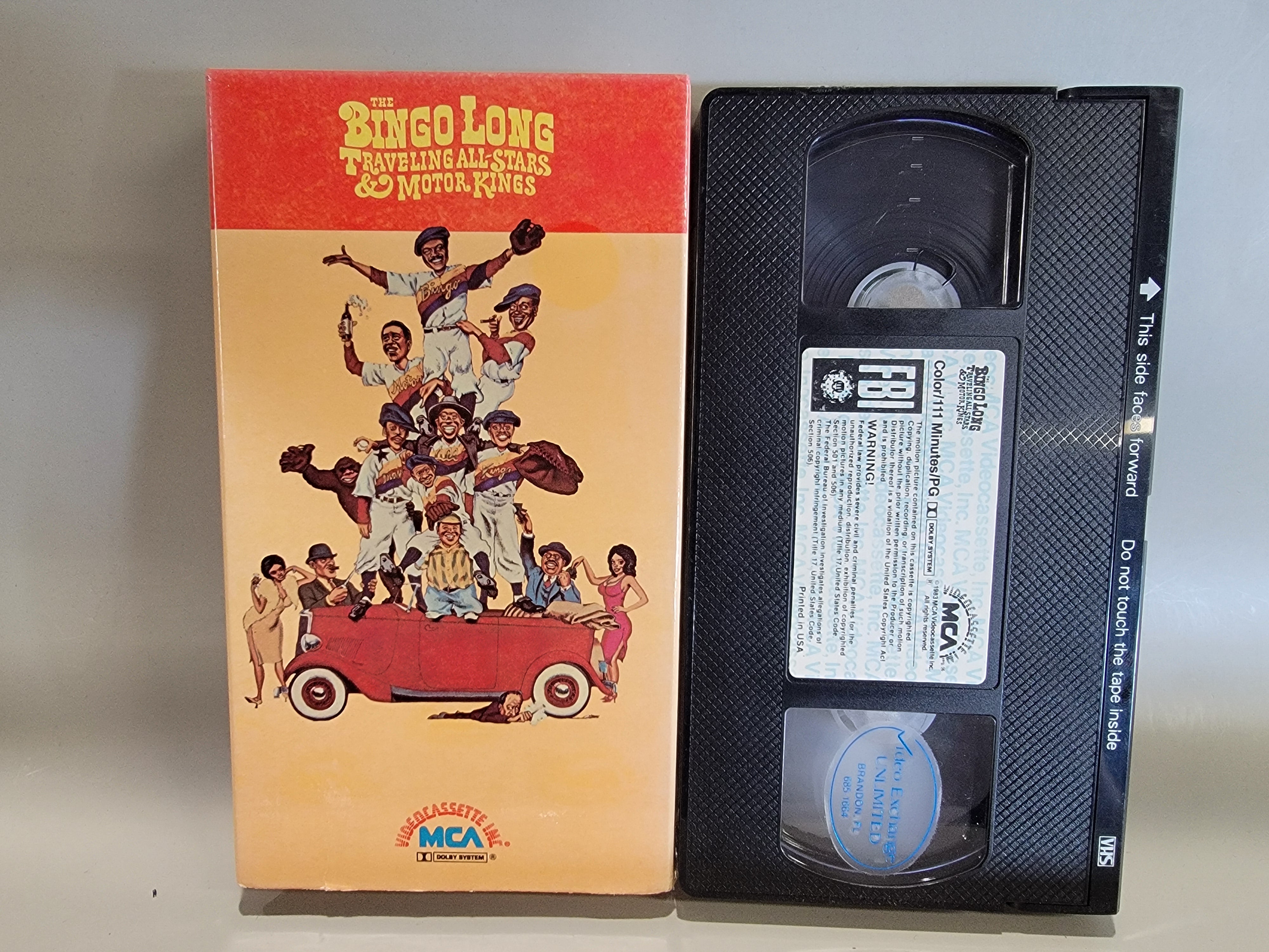 THE BINGO LONG TRAVELLING ALL-STARS AND MOTOR KINGS VHS [USED]