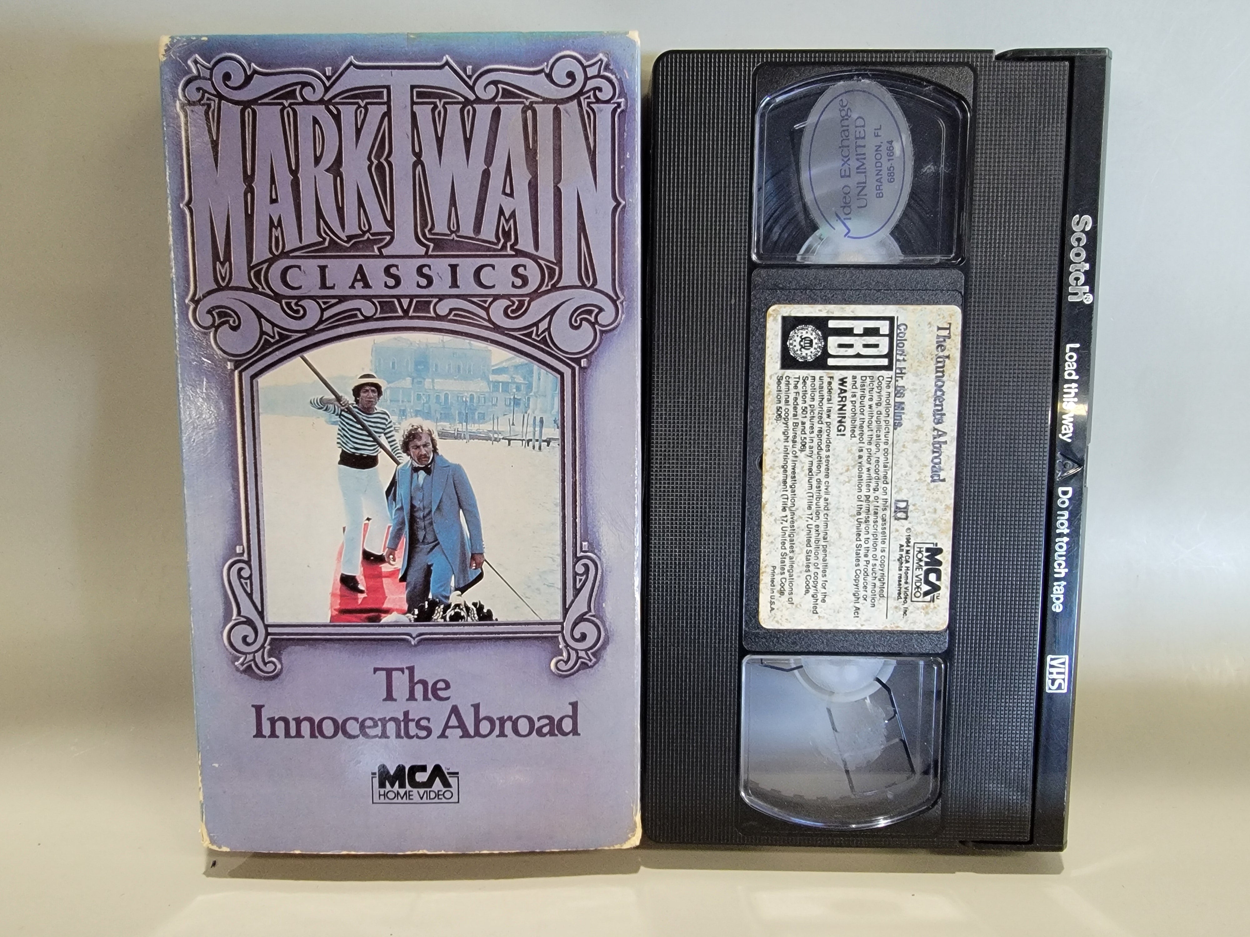 THE INNOCENTS ABROAD VHS [USED]