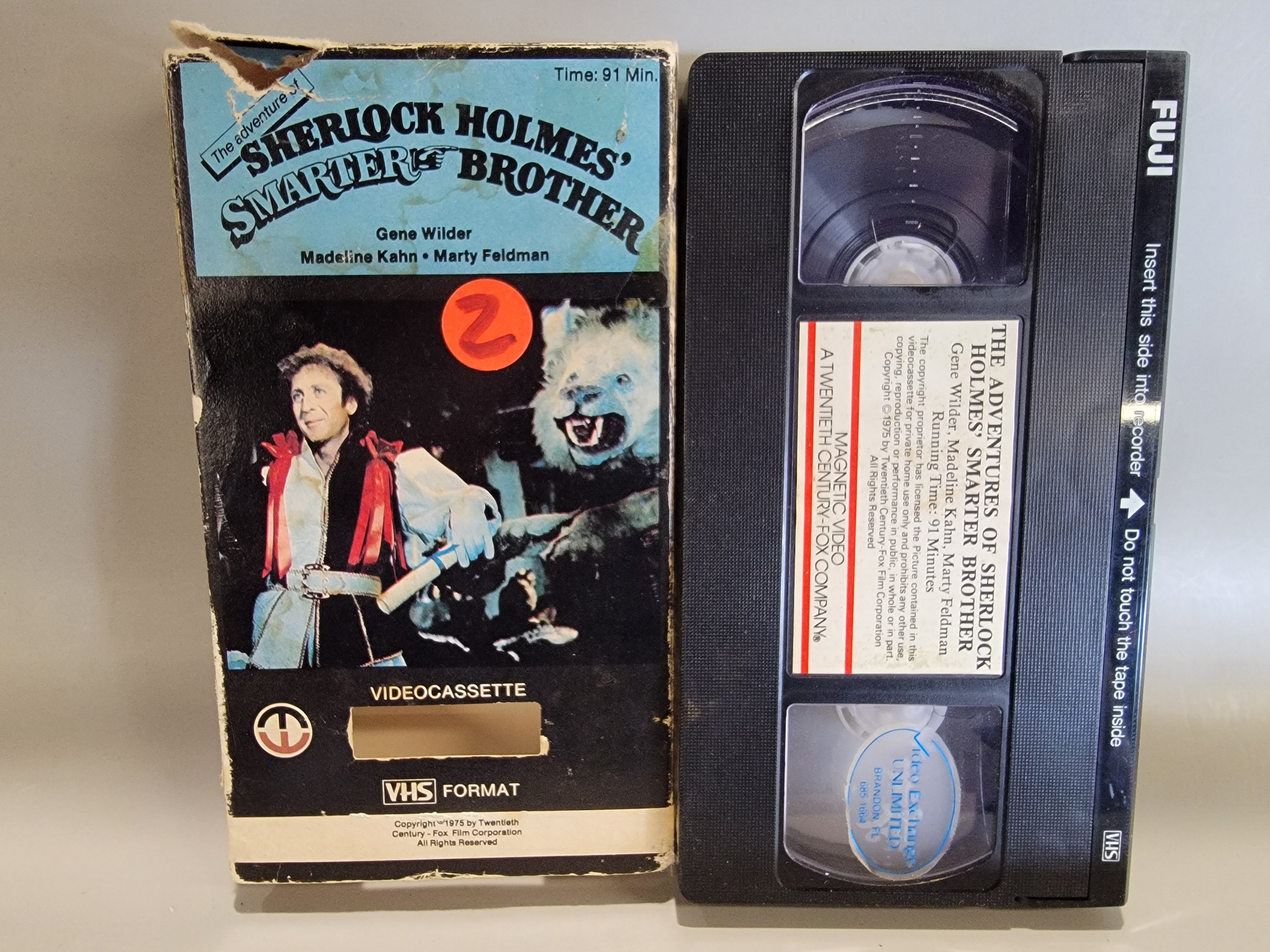 SHERLOCK HOLMES' SMARTER BROTHER VHS [USED]