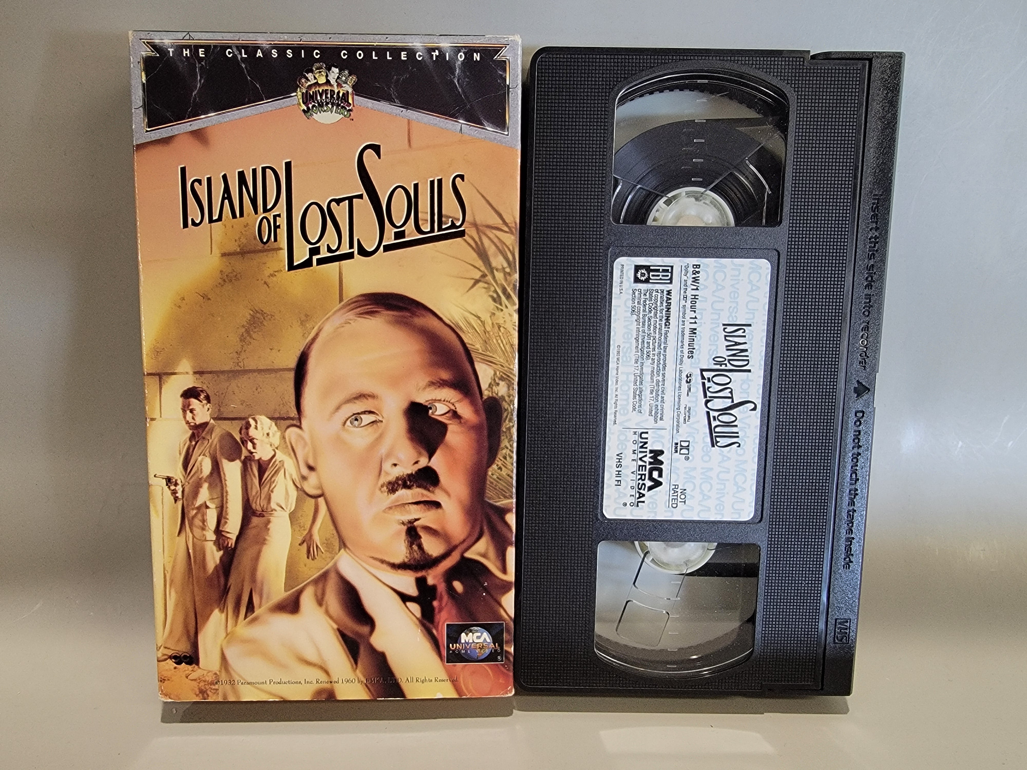 ISLAND OF LOST SOULS VHS [USED]