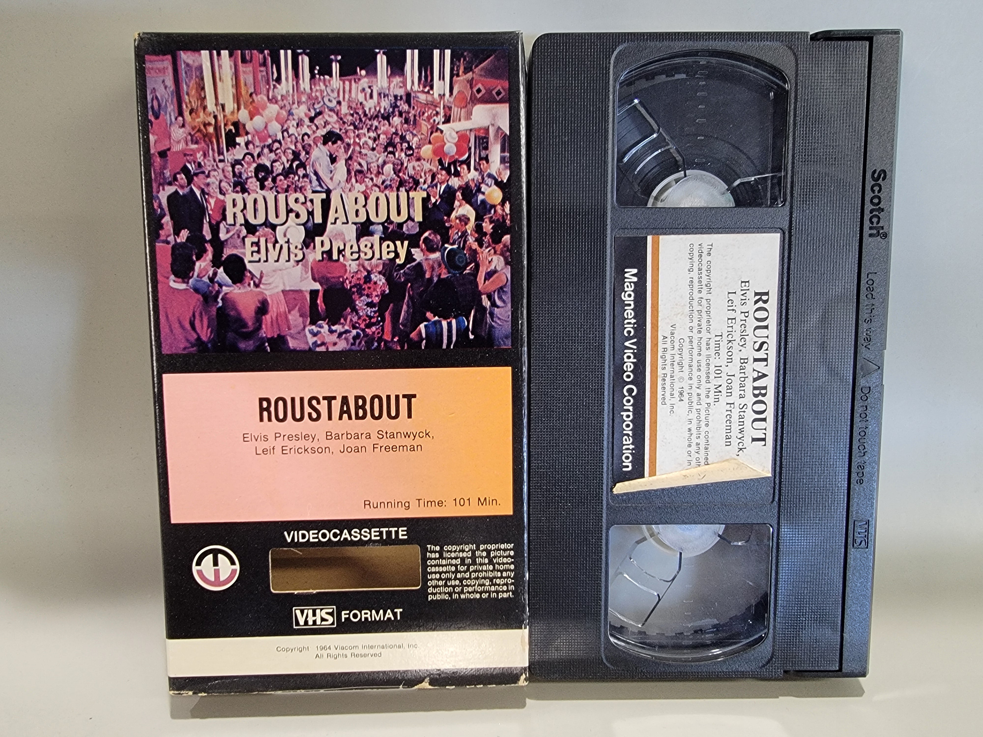 ROUSTABOUT VHS [USED]