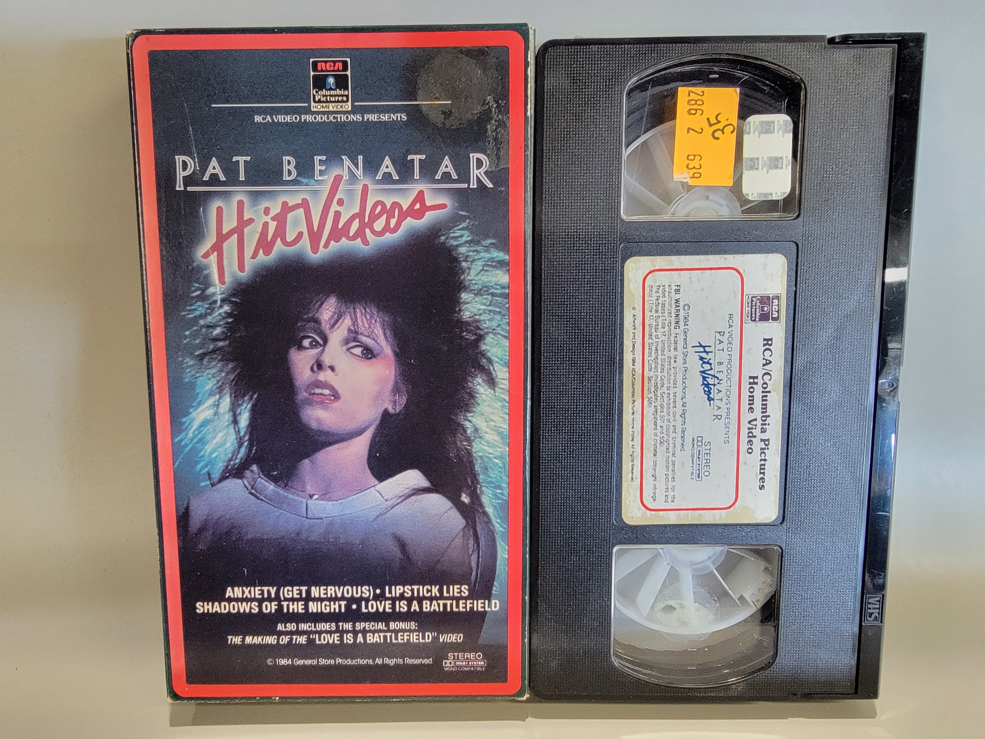 PAT BENATAR: HIT VIDEOS VHS [USED]