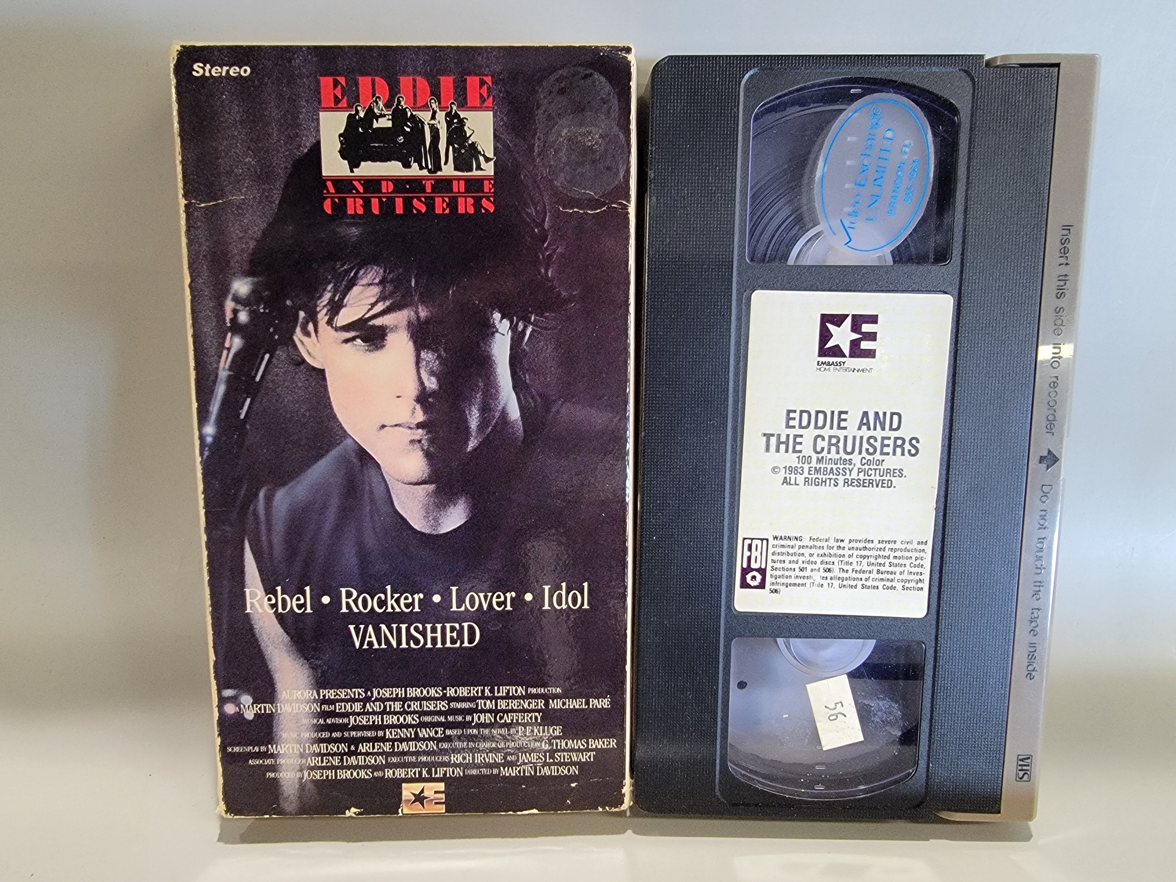 EDDIE AND THE CRUISERS VHS [USED]