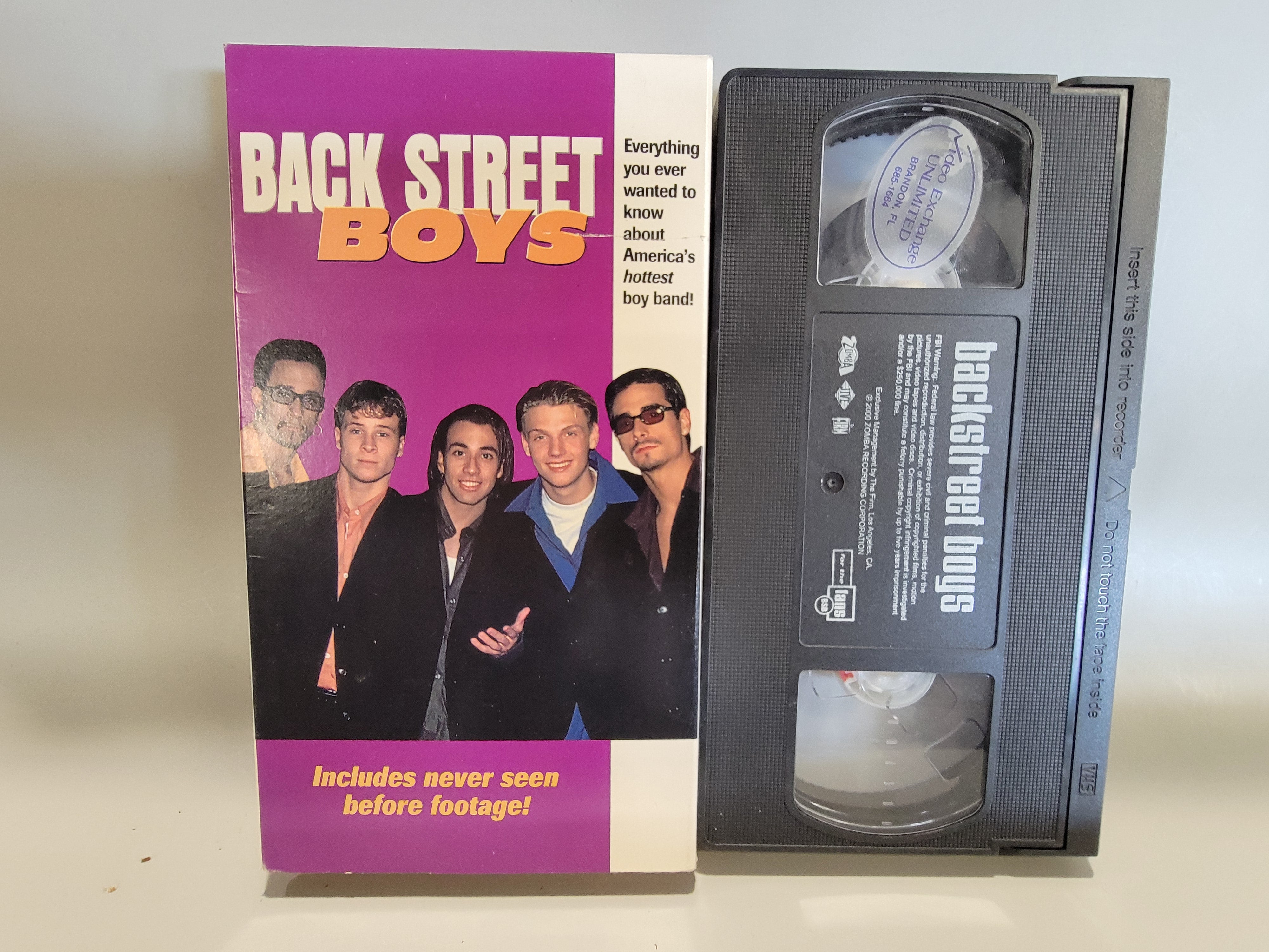 BACKSTREET BOYS VHS [USED]