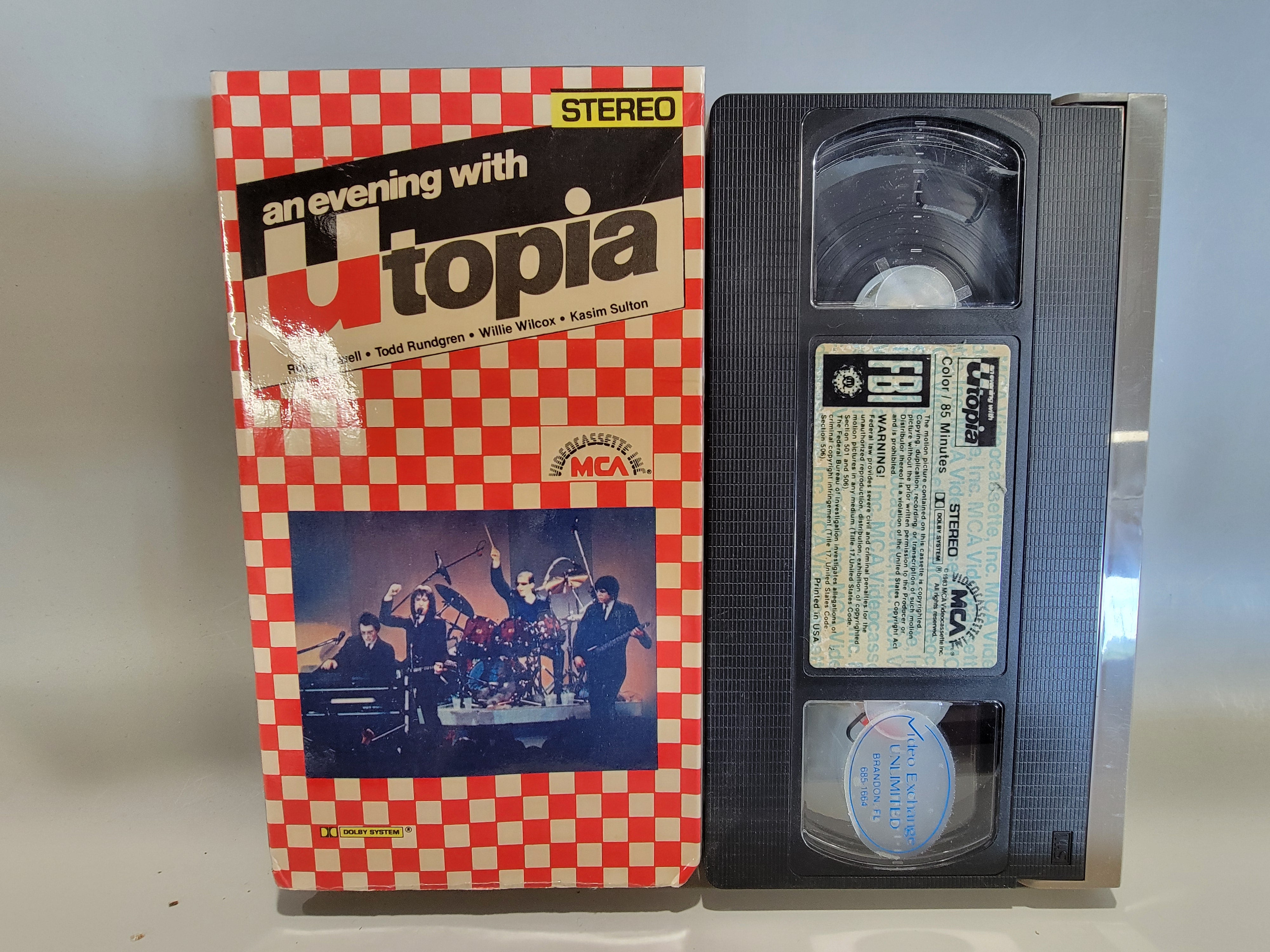 AN EVENING WITH UTOPIA VHS [USED]