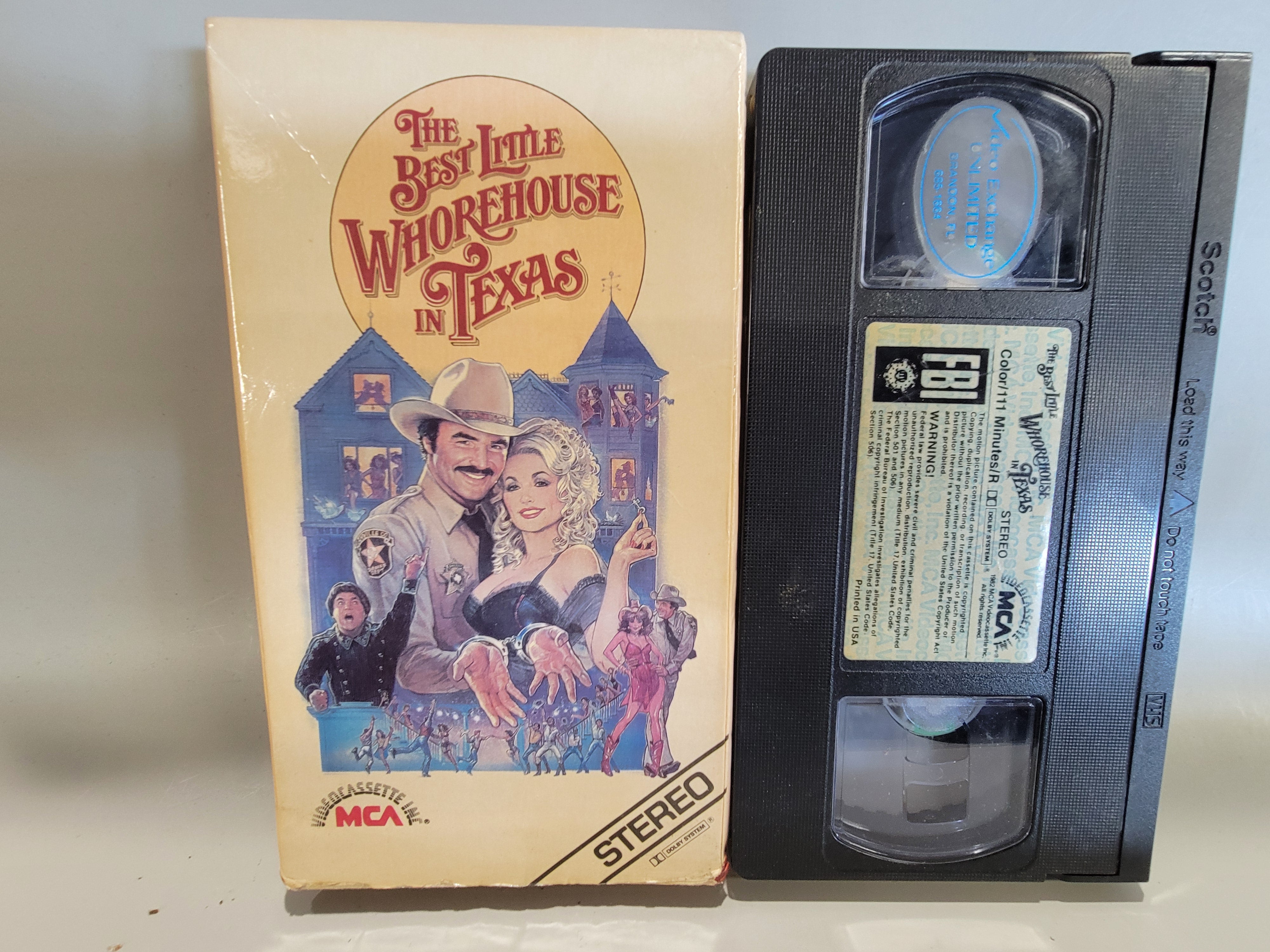 THE BEST LITTLE WHOREHOUSE IN TEXAS VHS [USED]