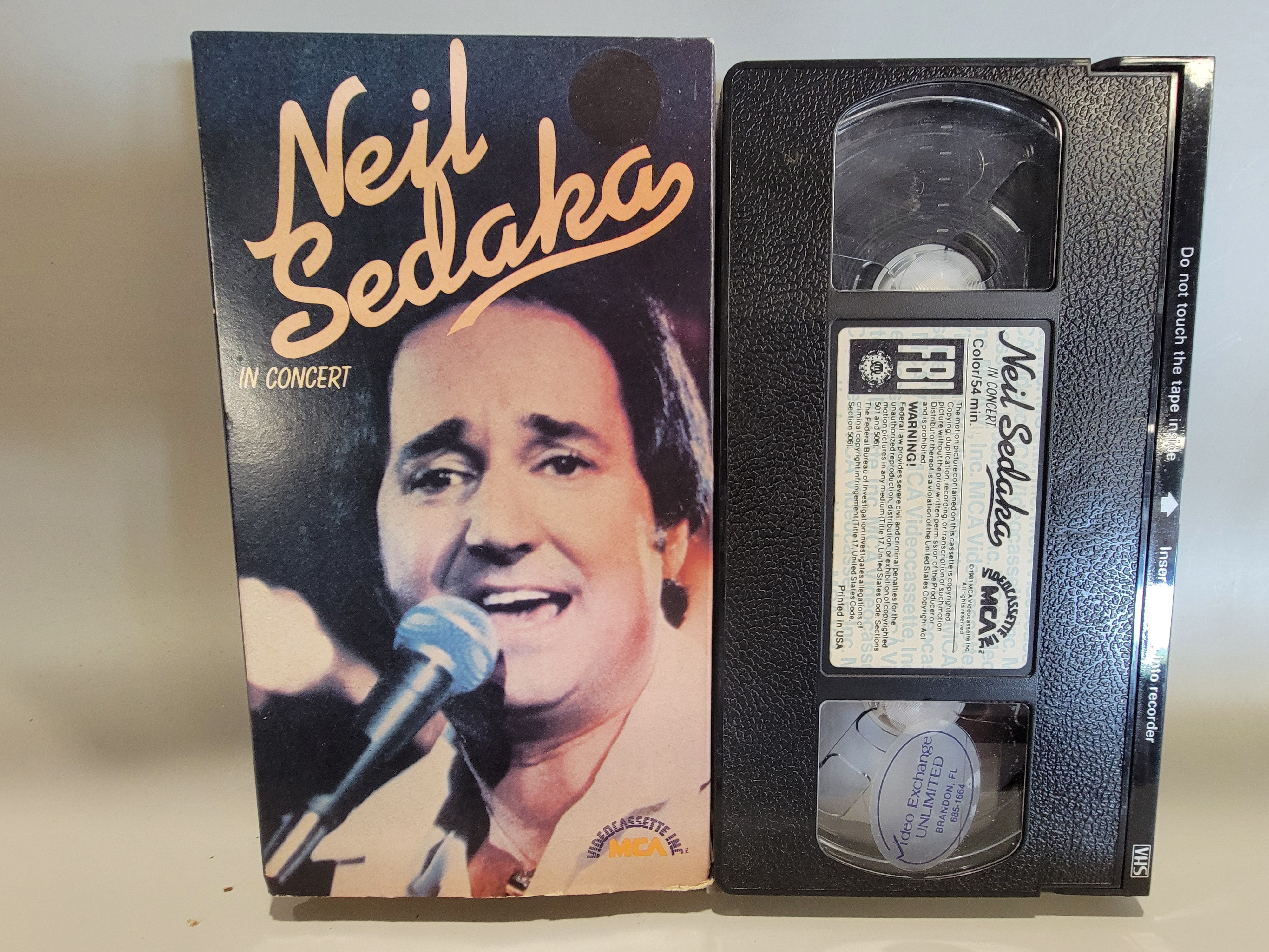 NEIL SEDAKA IN CONCERT VHS [USED]