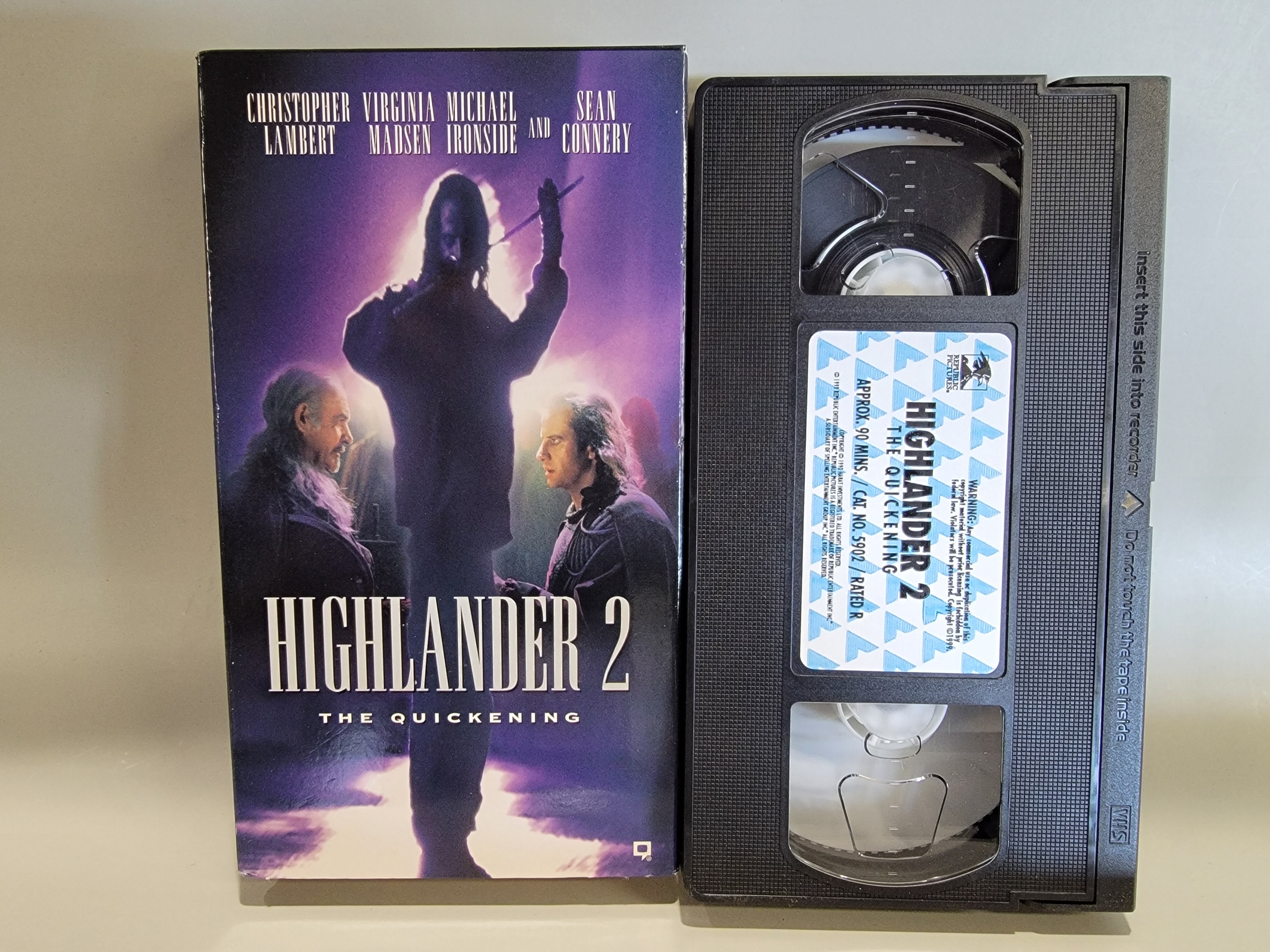 HIGHLANDER 2: THE QUICKENING VHS [USED]