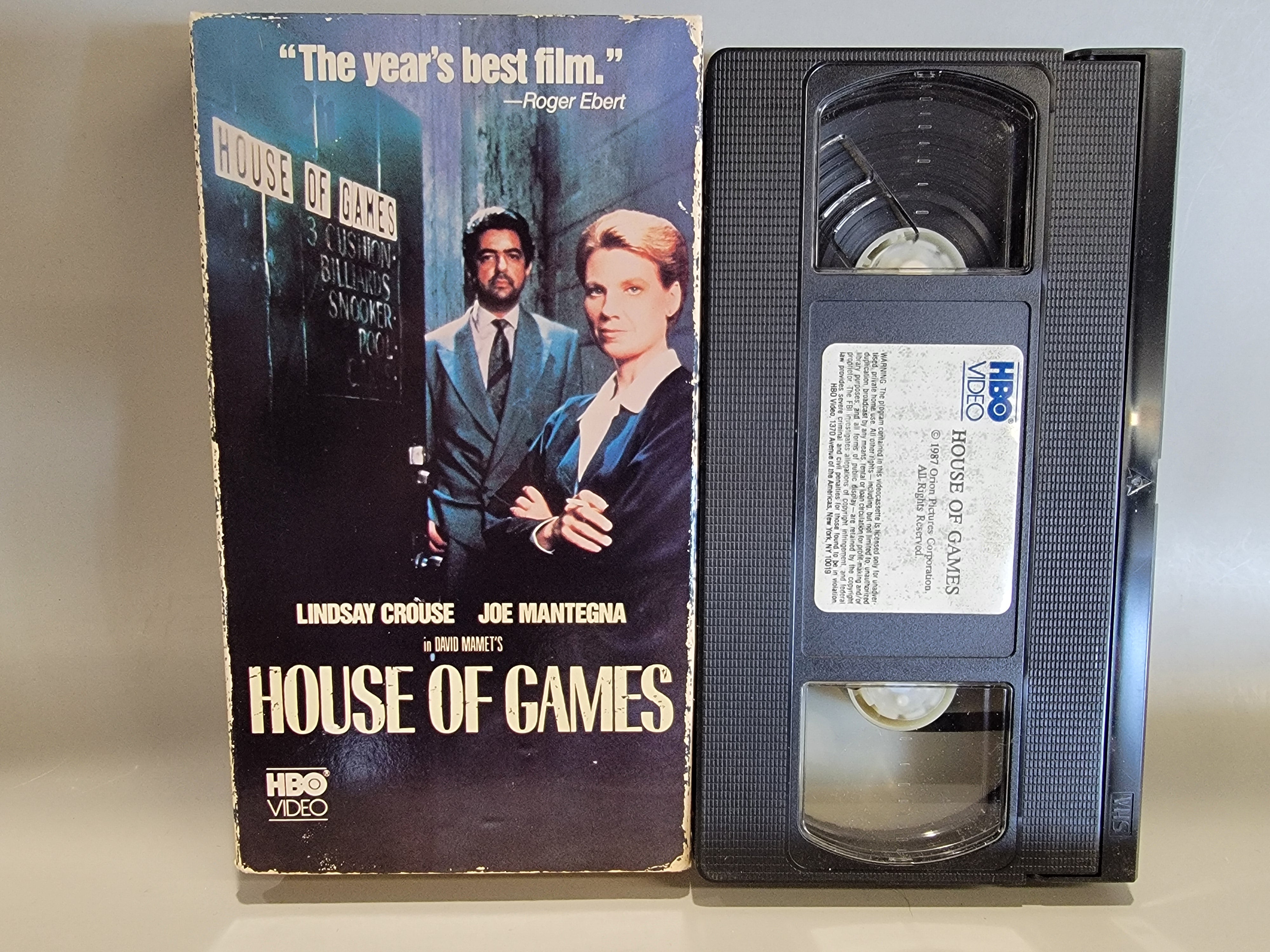 HOUSE OF GAMES VHS [USED]