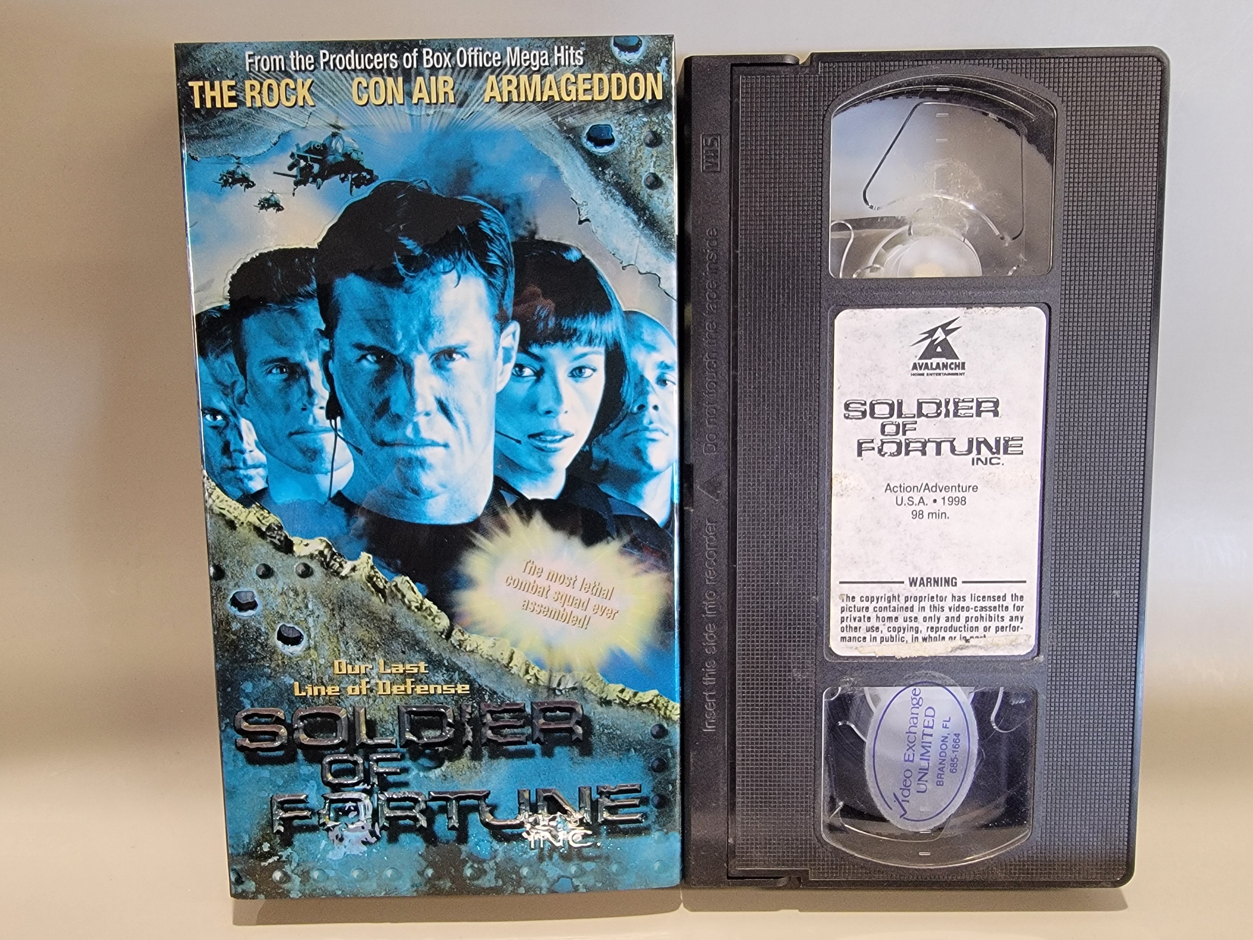 SOLDIER OF FORTUNE INC VHS [USED]