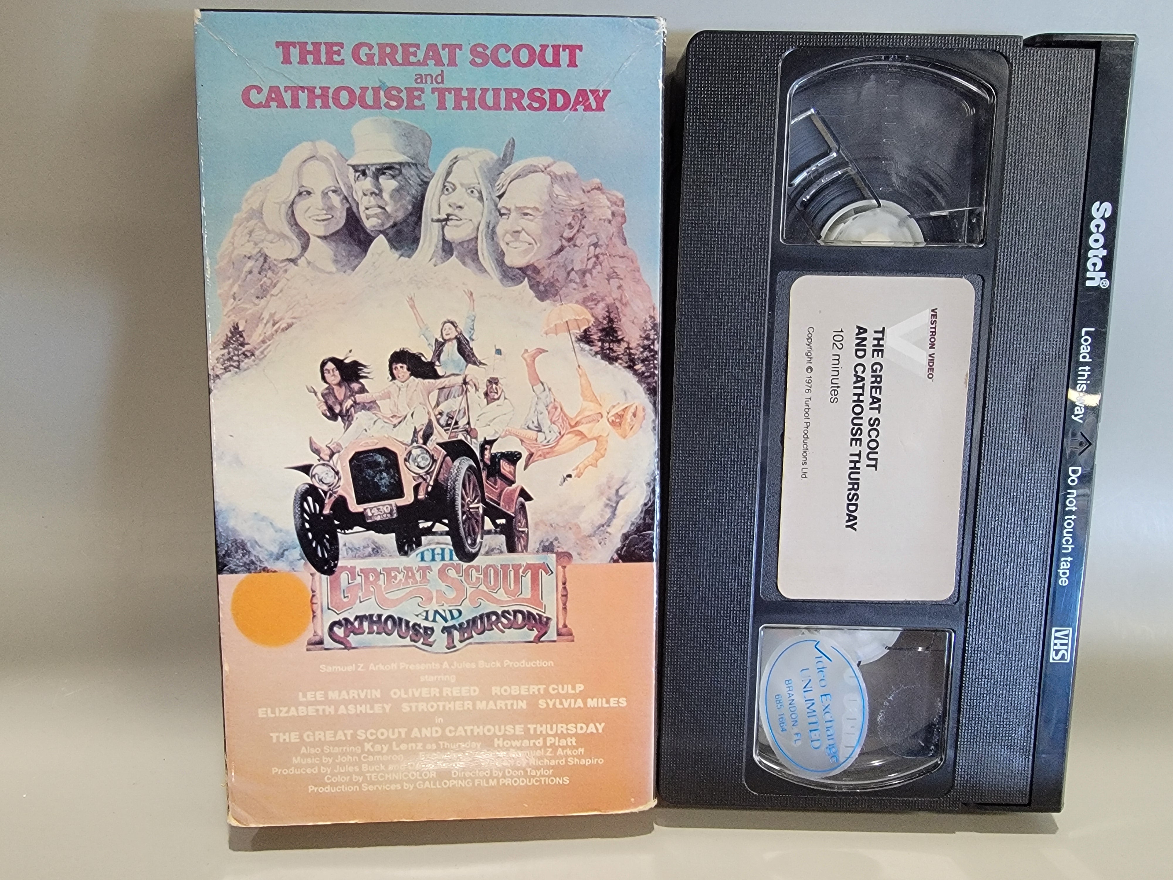 THE GREAT SCOUT AND CATHOUSE THURSDAY VHS [USED]