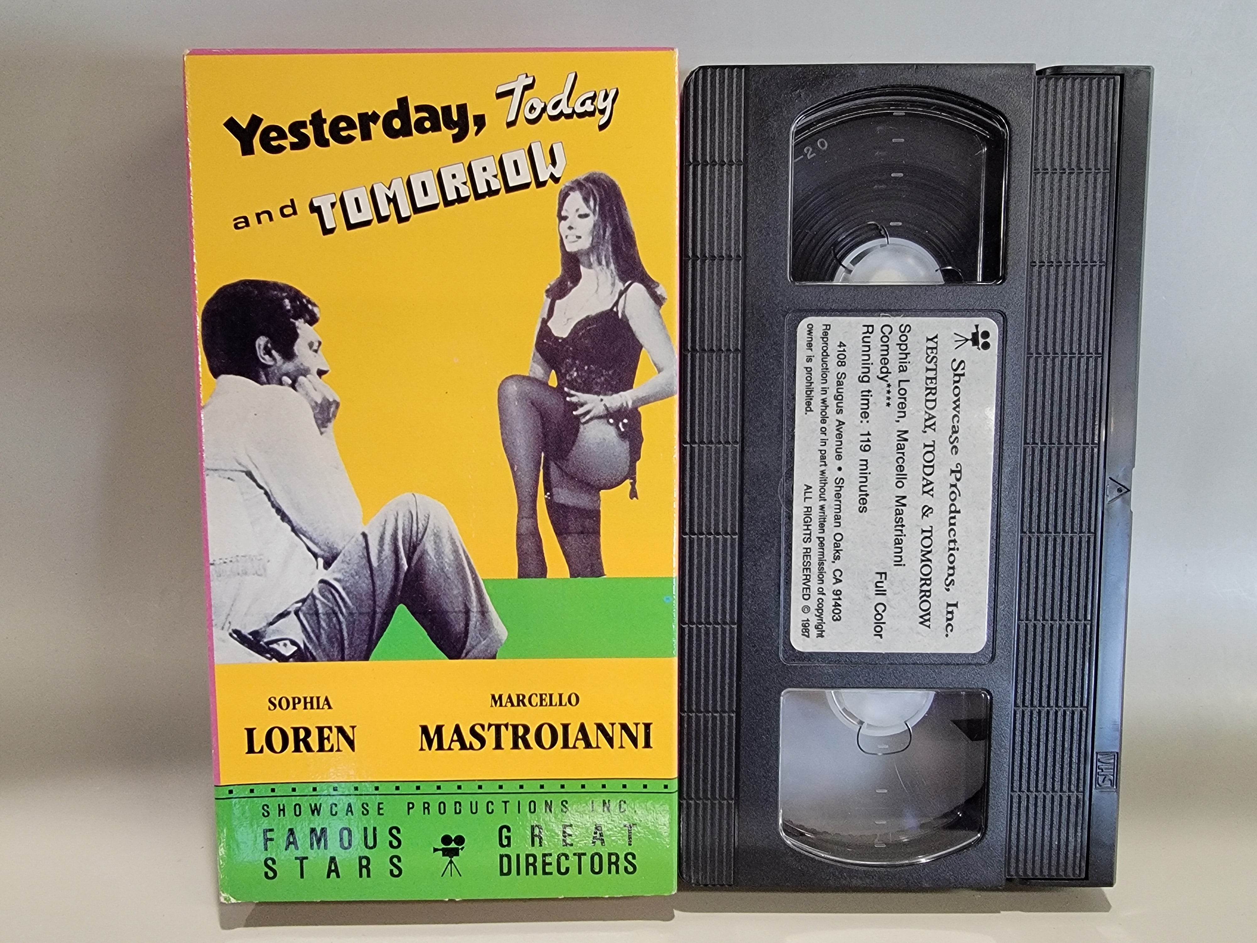 YESTERDAY, TODAY AND TOMORROW VHS [USED]