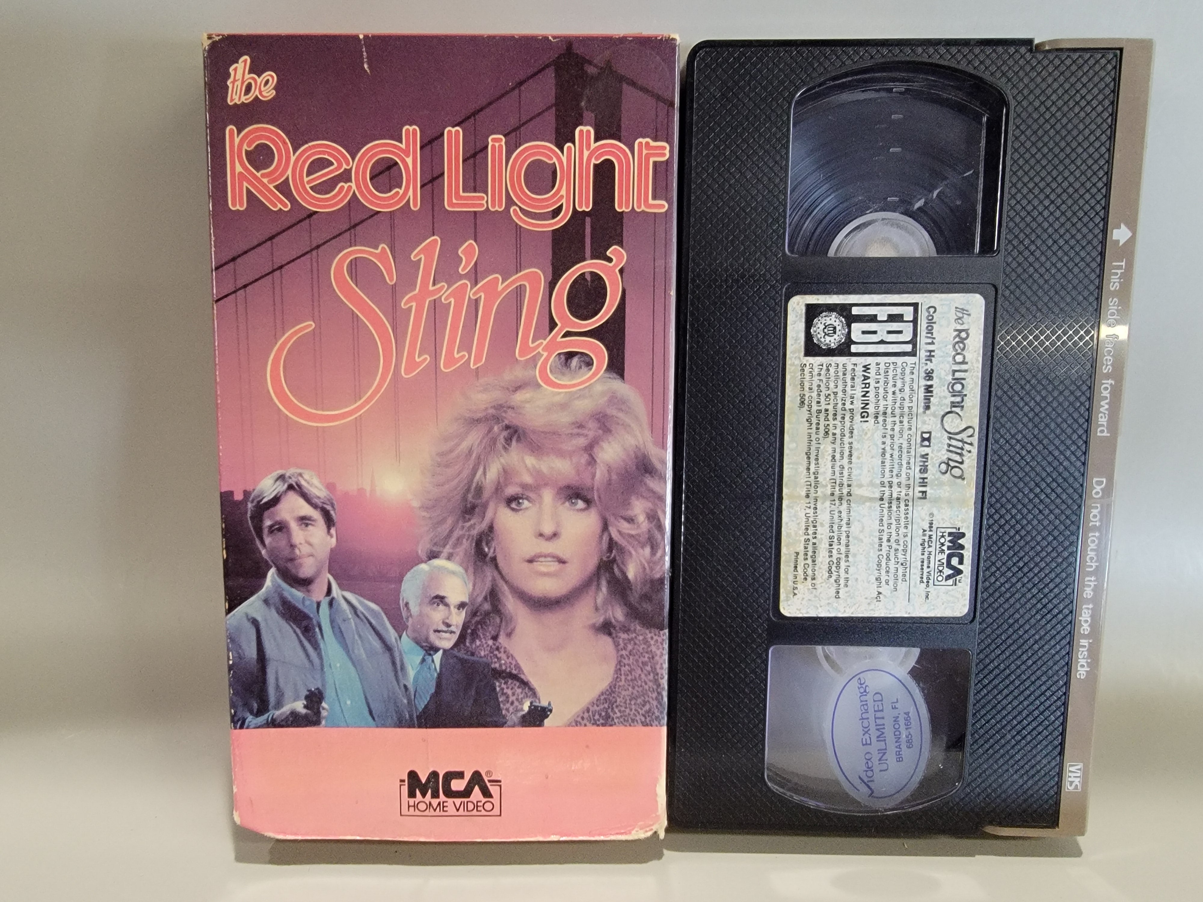 THE RED LIGHT STING VHS [USED]