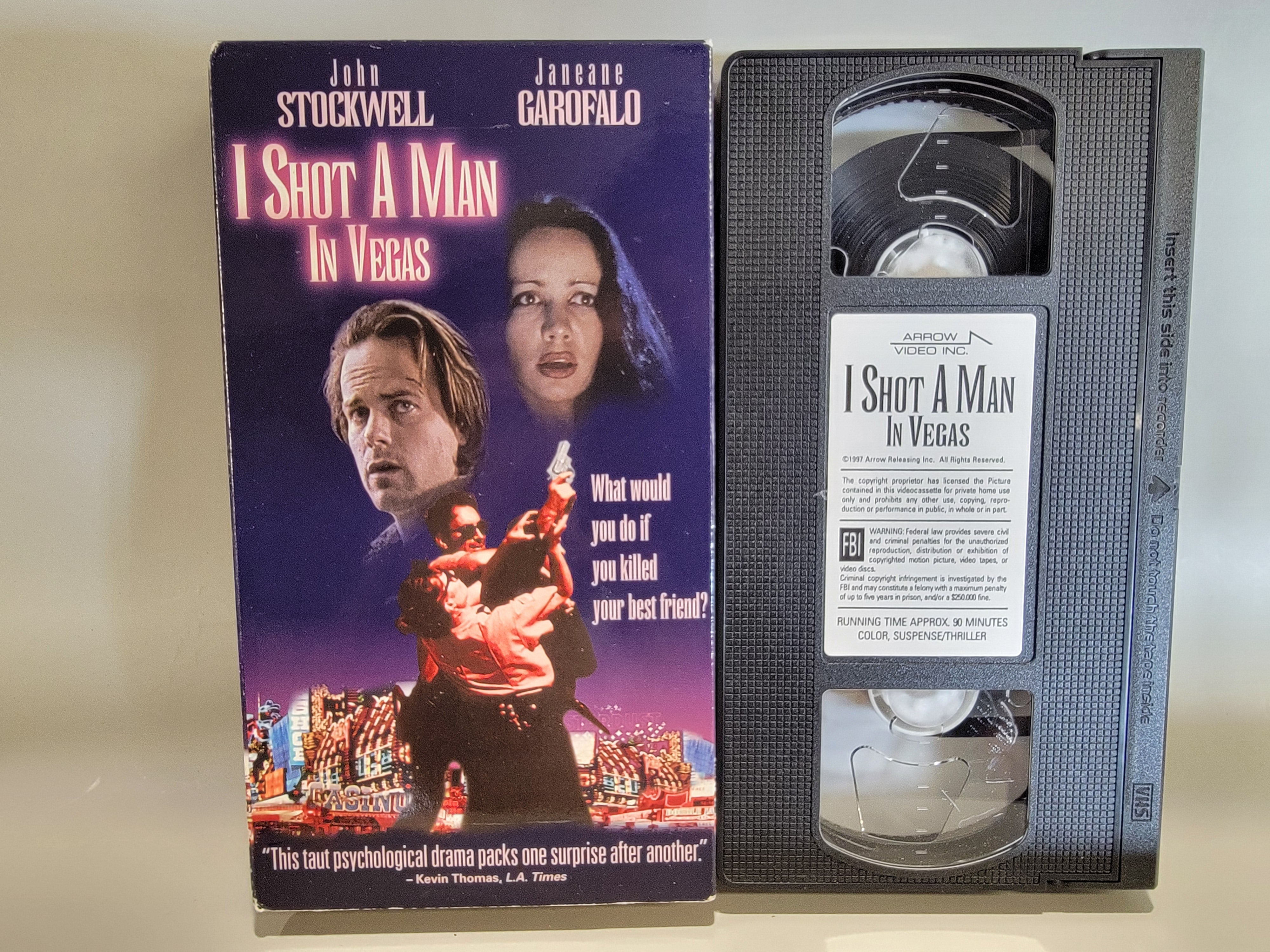 I SHOT A MAN IN VEGAS VHS [USED]