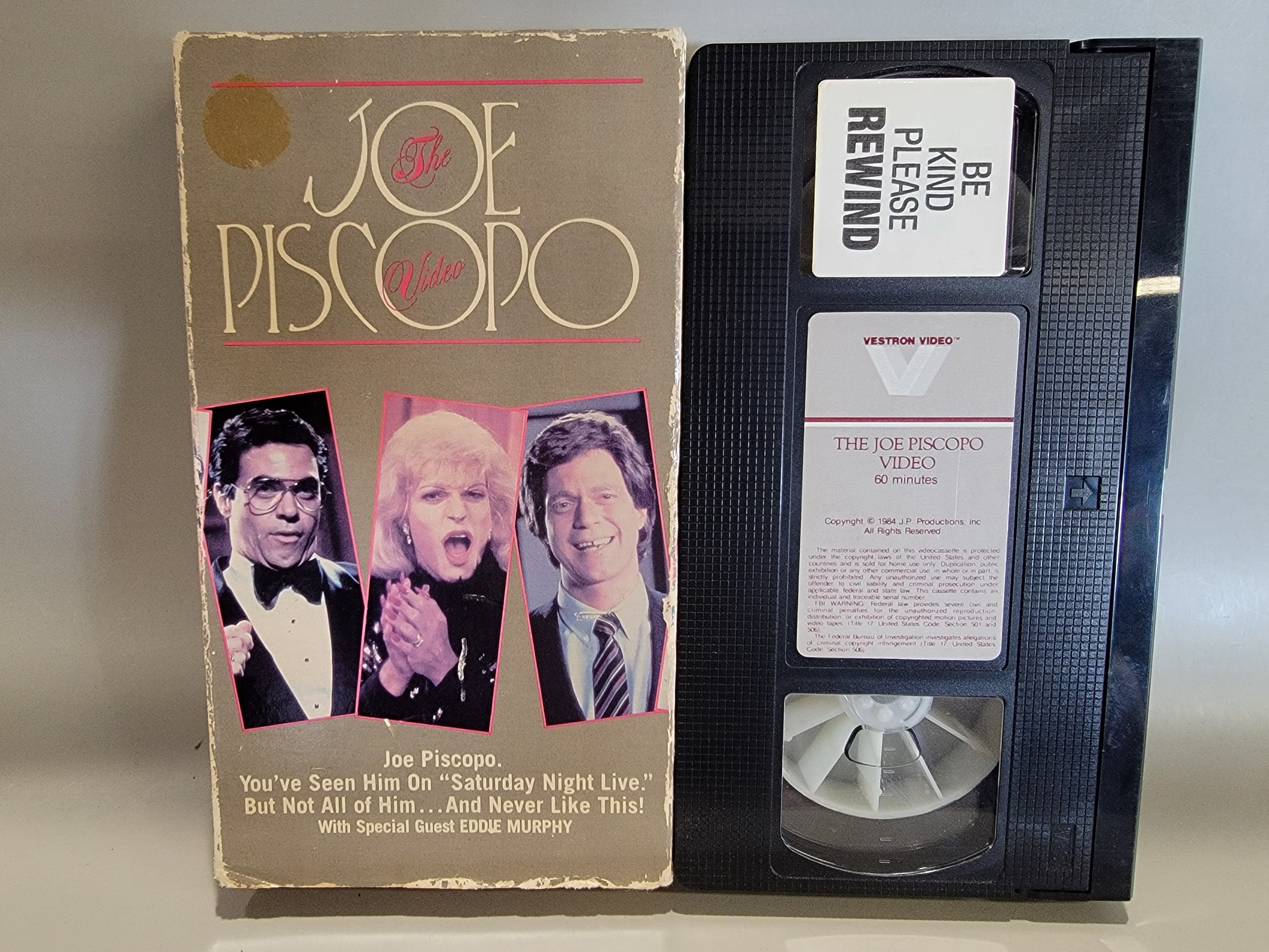 THE JOE PISCOPO VIDEO VHS [USED]