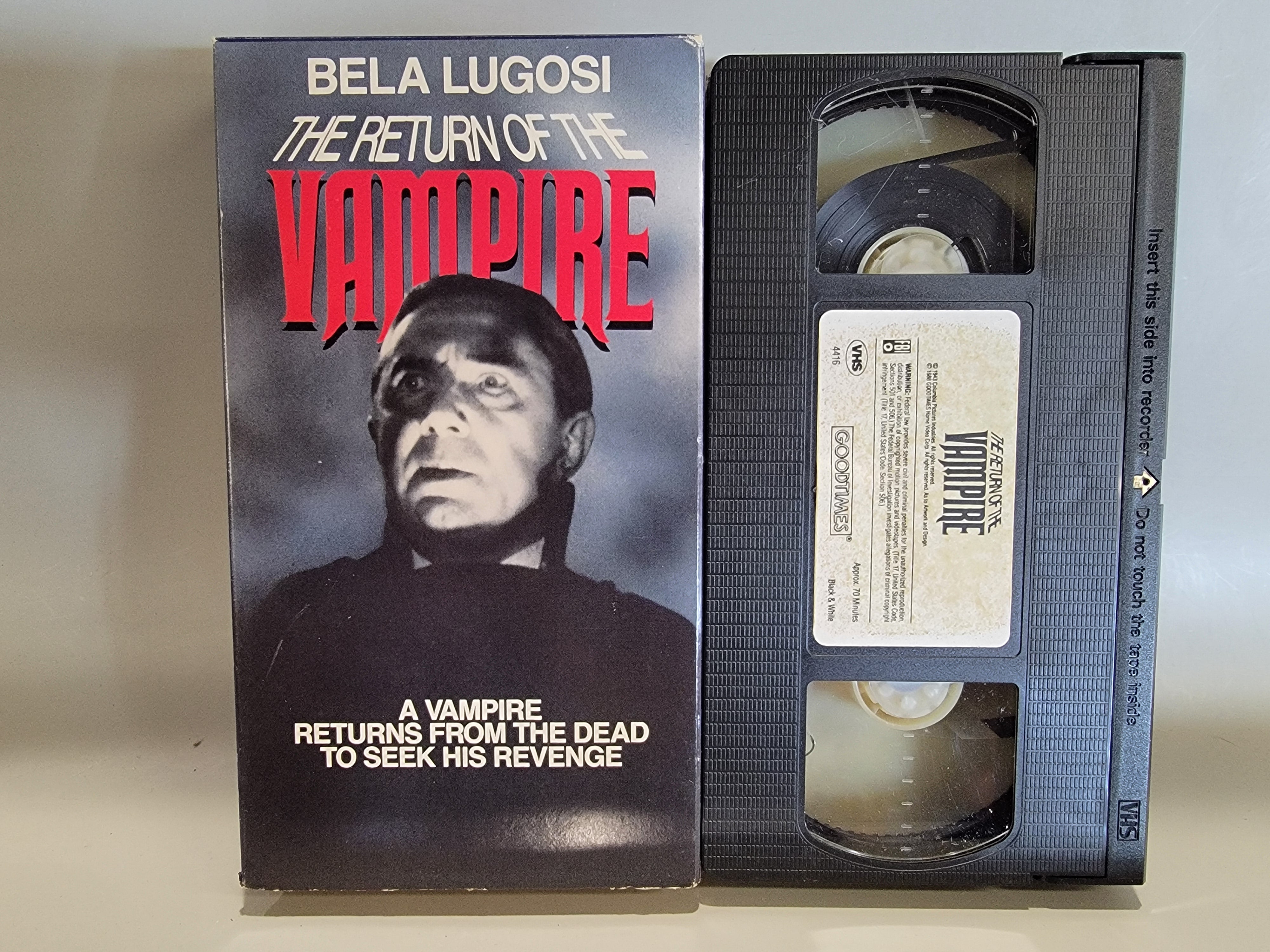 THE RETURN OF THE VAMPIRE VHS [USED]