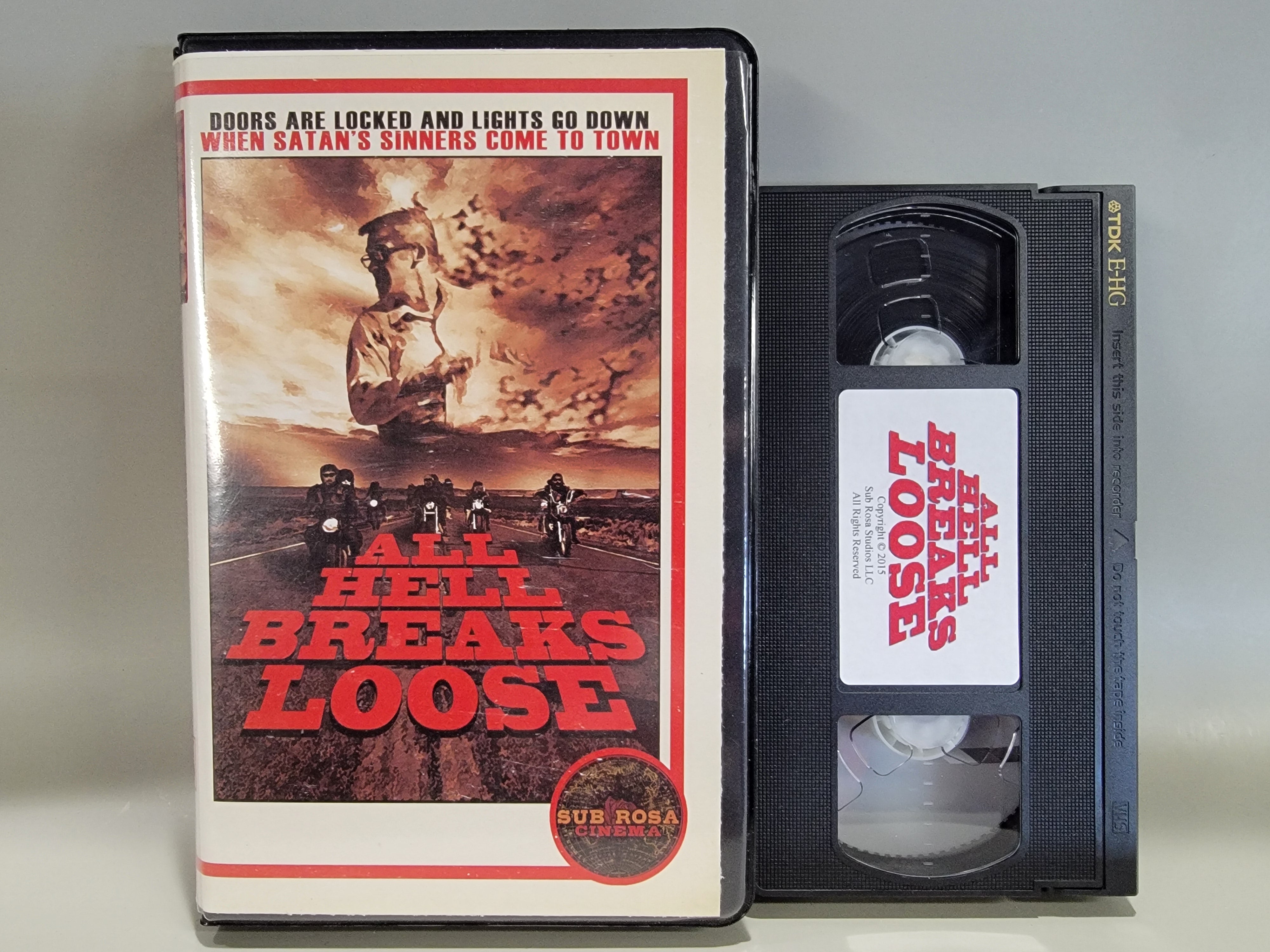 ALL HELL BREAKS LOOSE VHS [USED]