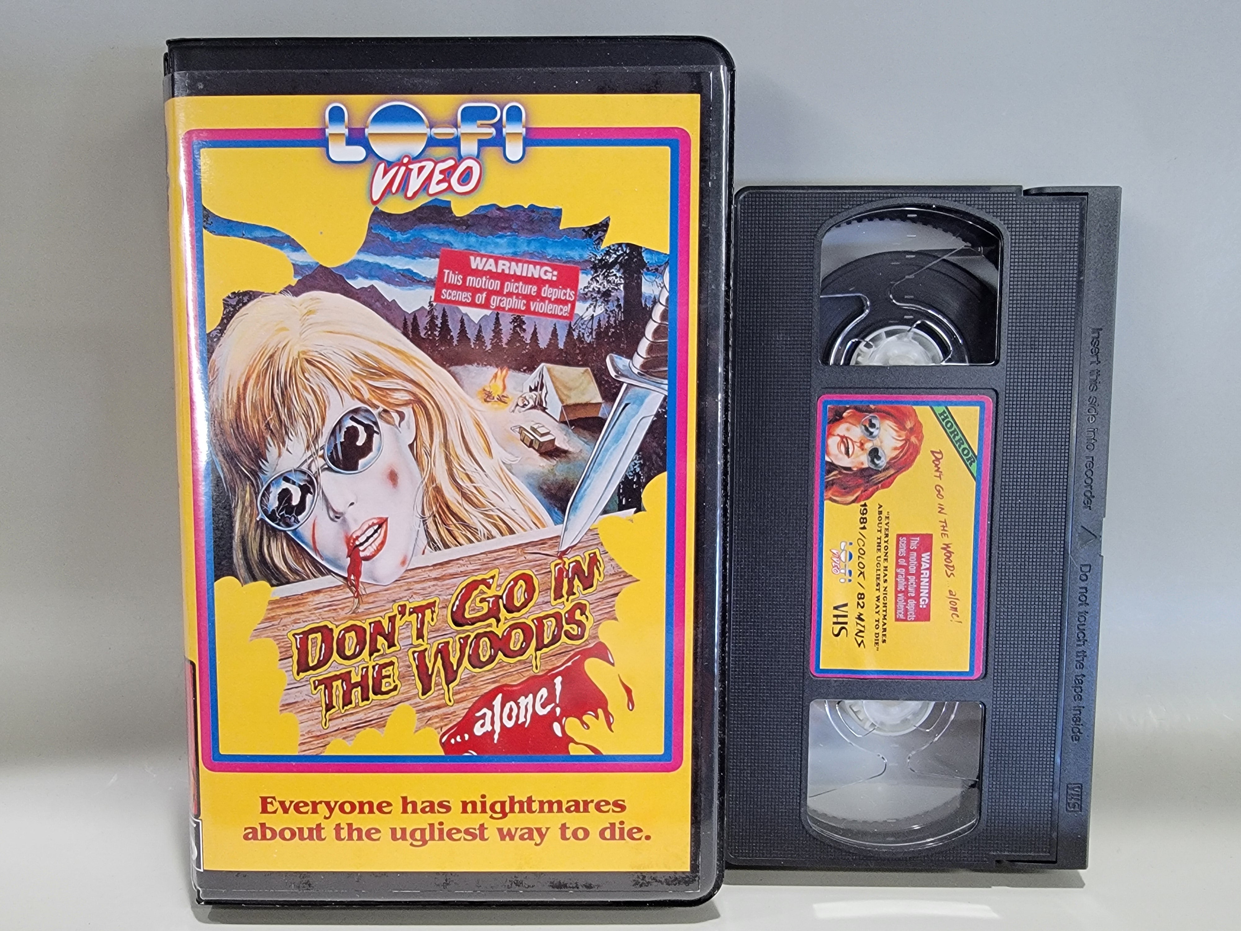 DON'T GO IN THE WOODS VHS [USED]