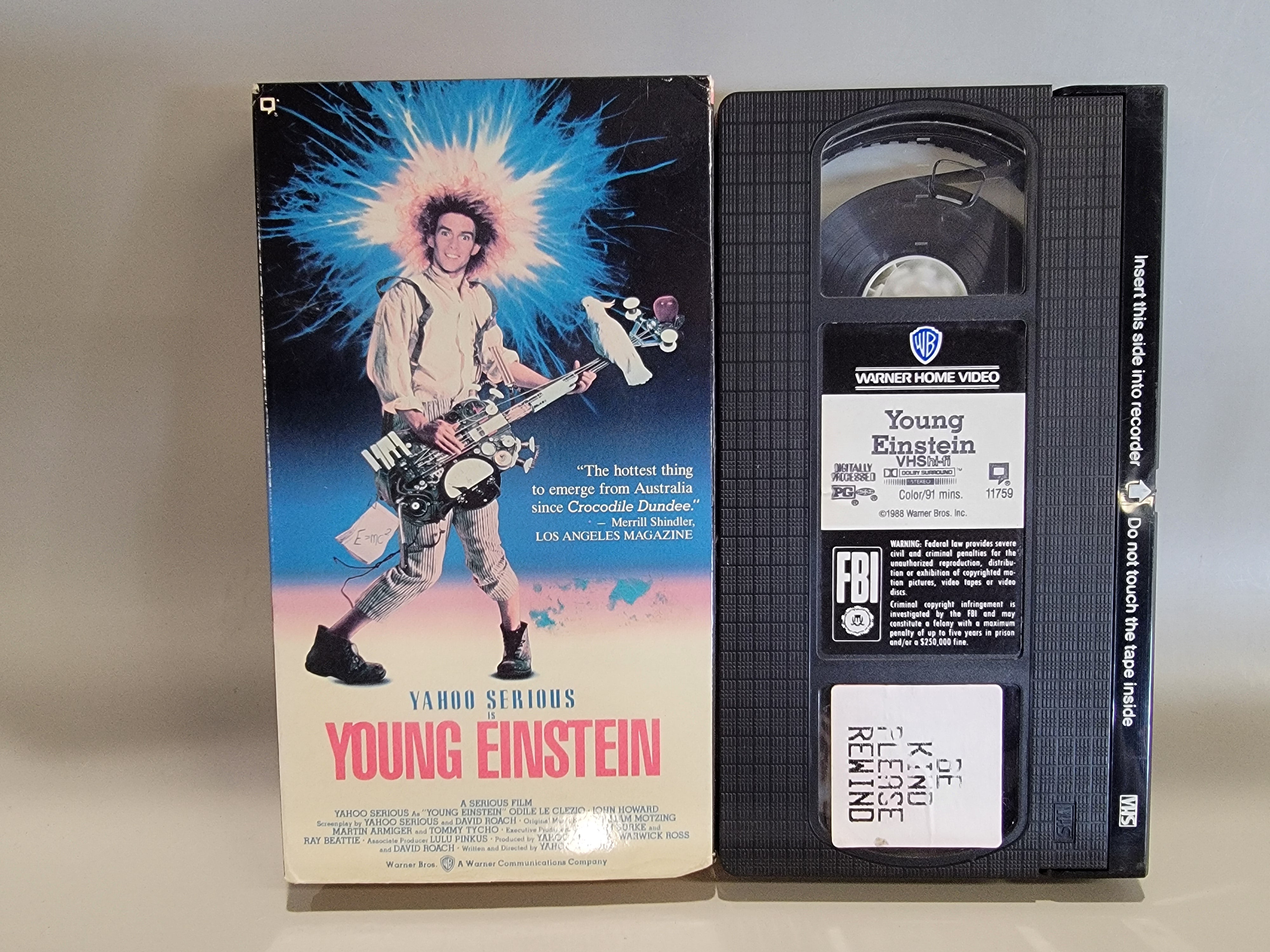 YOUNG EINSTEIN VHS [USED]