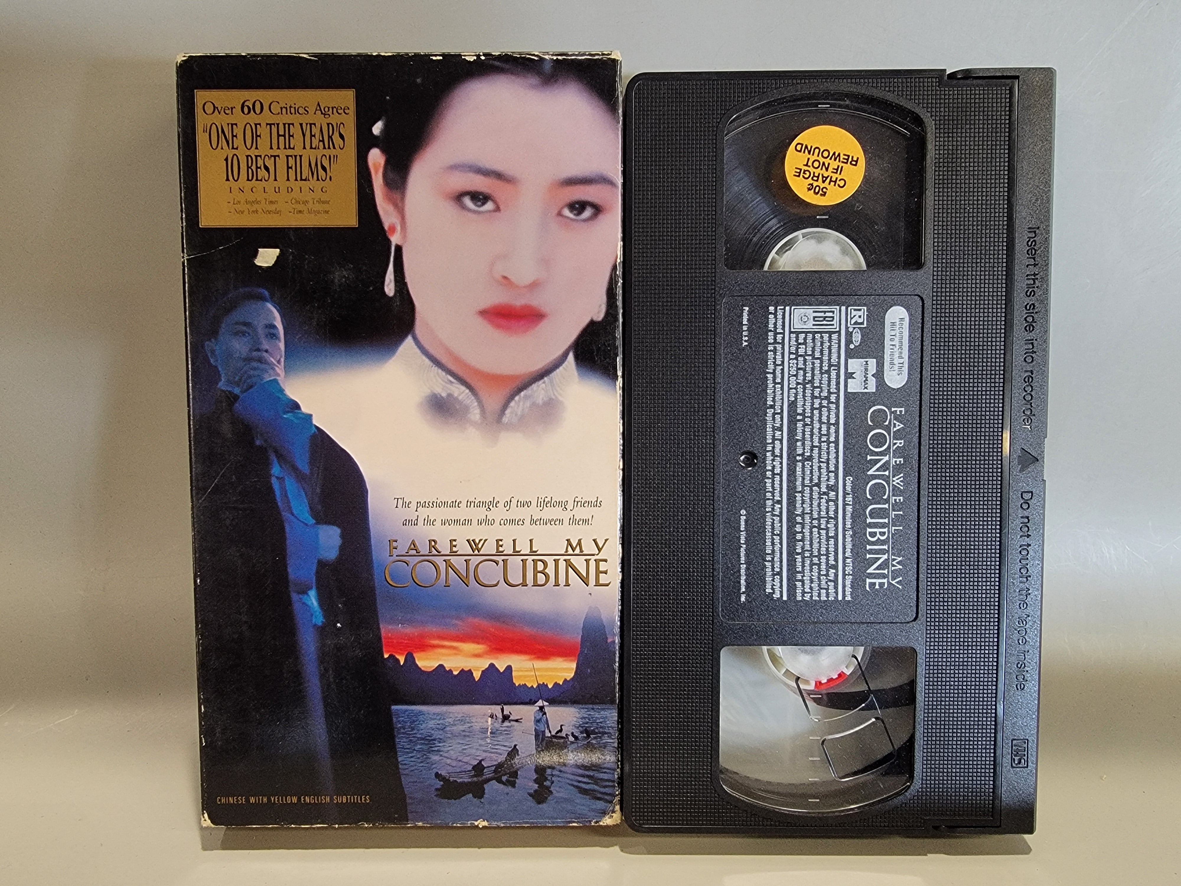 FAREWELL MY CONCUBINE VHS [USED]