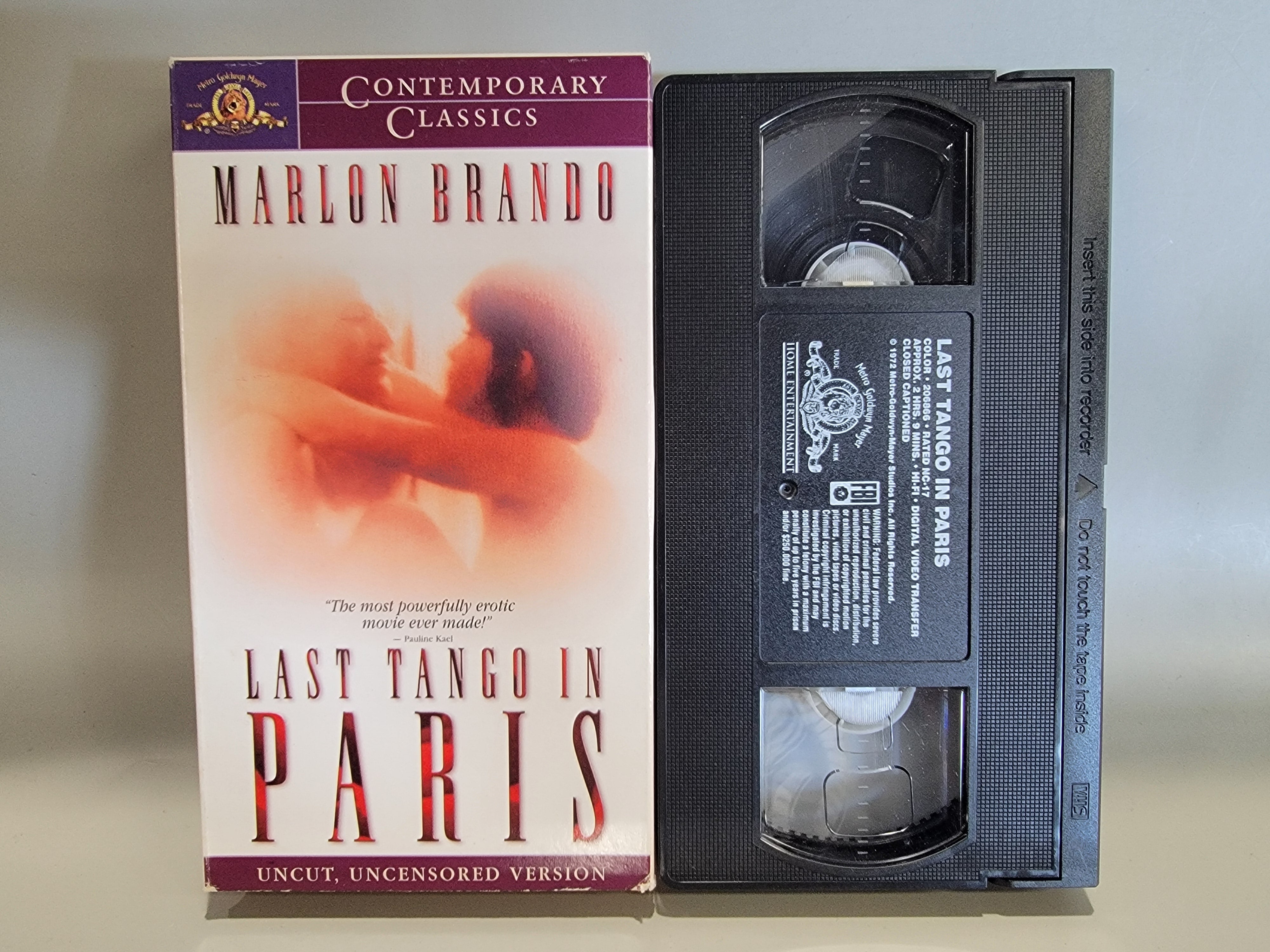 LAST TANGO IN PARIS VHS [USED]