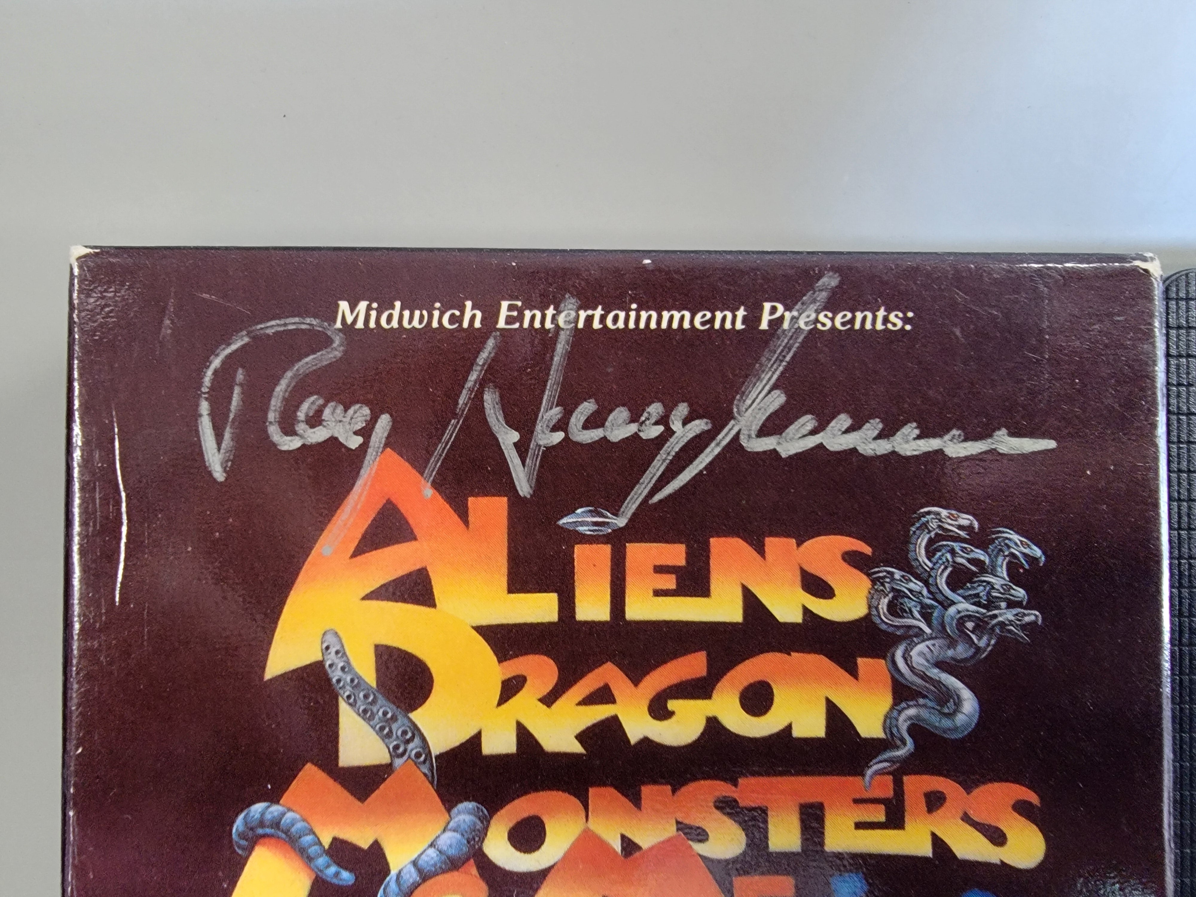 ALIENS, DRAGONS, MONSTERS AND ME: THE FANTASY FILM WORLD OF RAY HARRYHAUSEN VHS [USED]