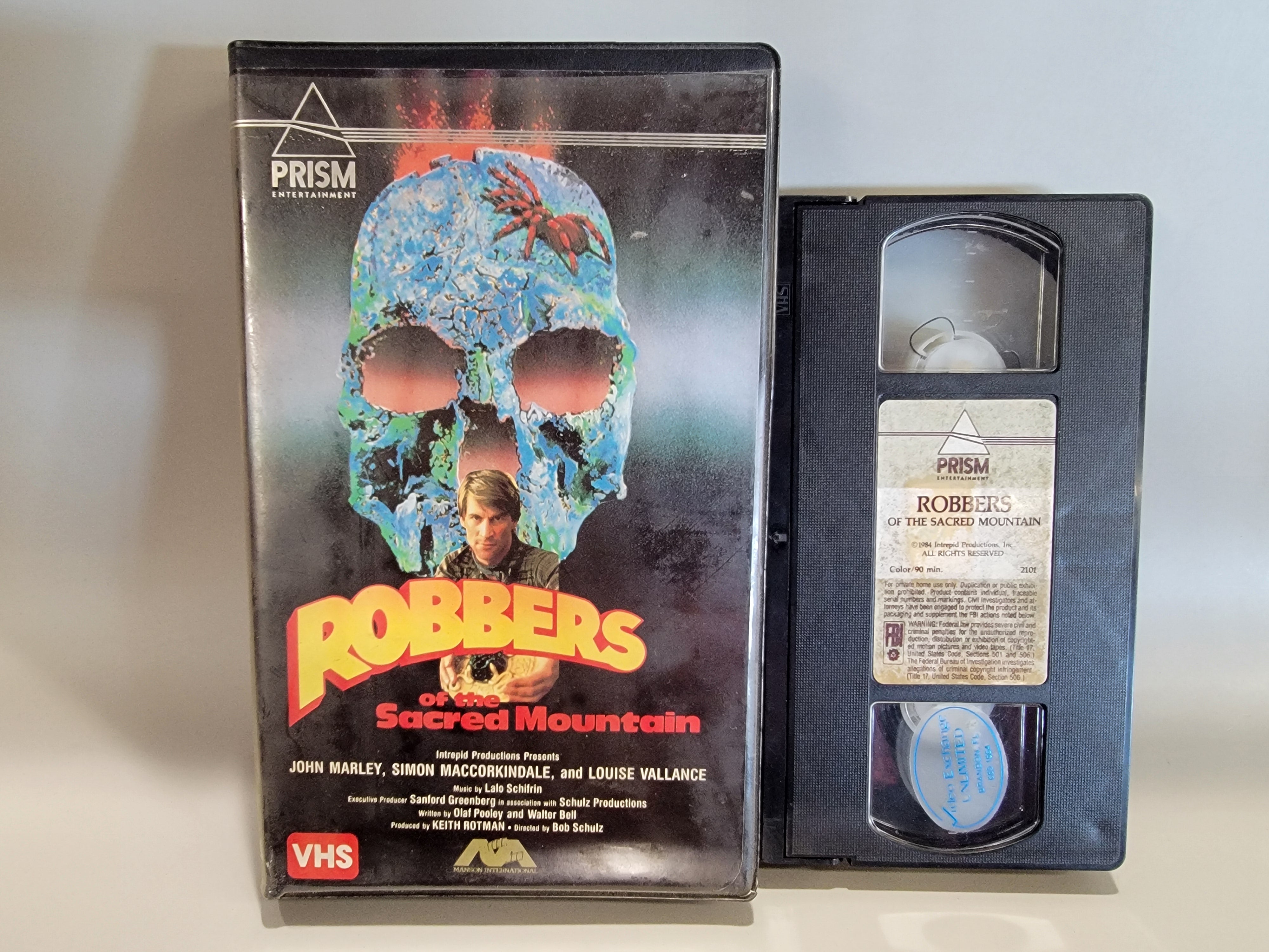 ROBBERS OF THE SACRED MOUNTAIN VHS [USED]