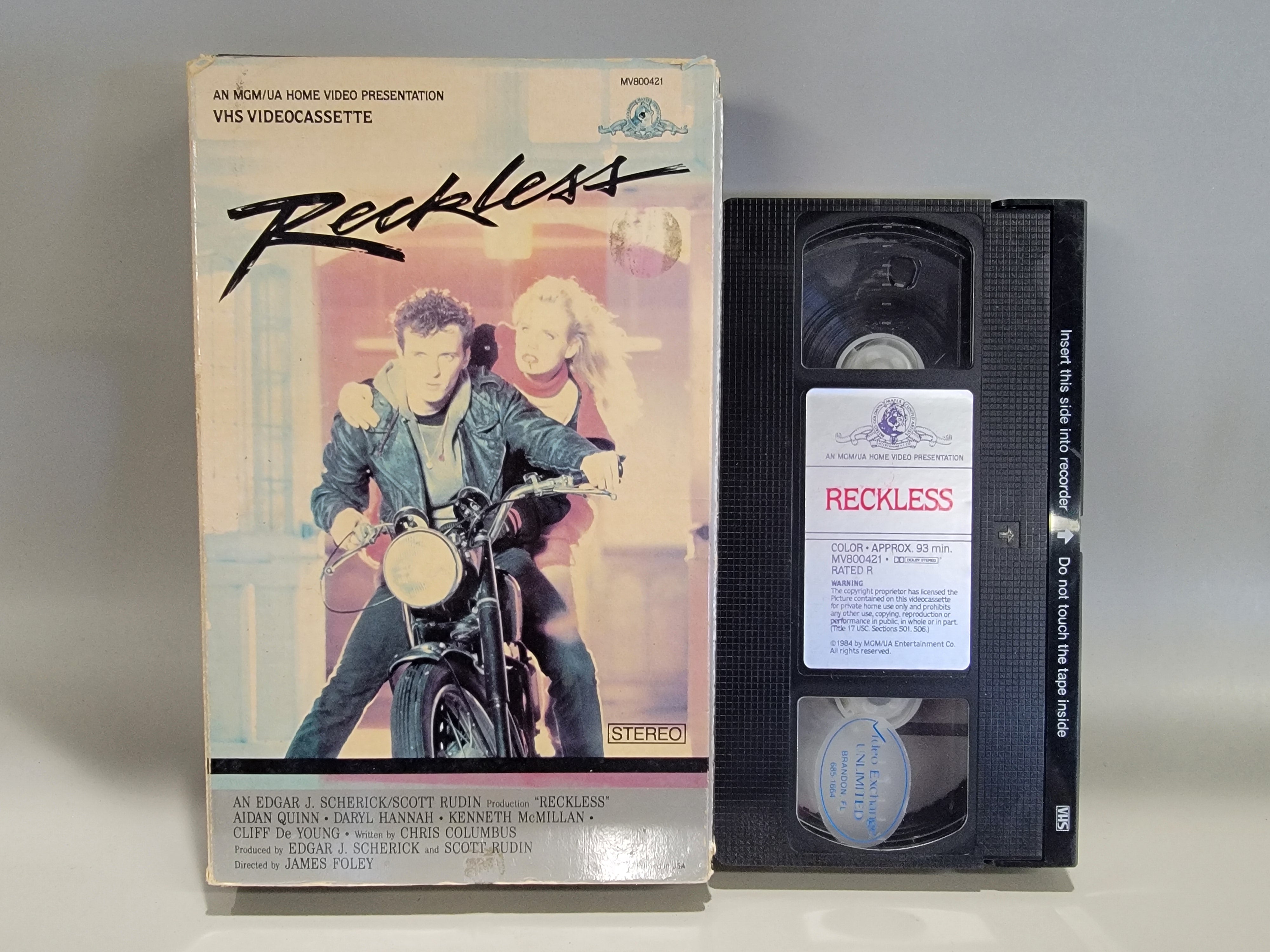 RECKLESS VHS [USED]