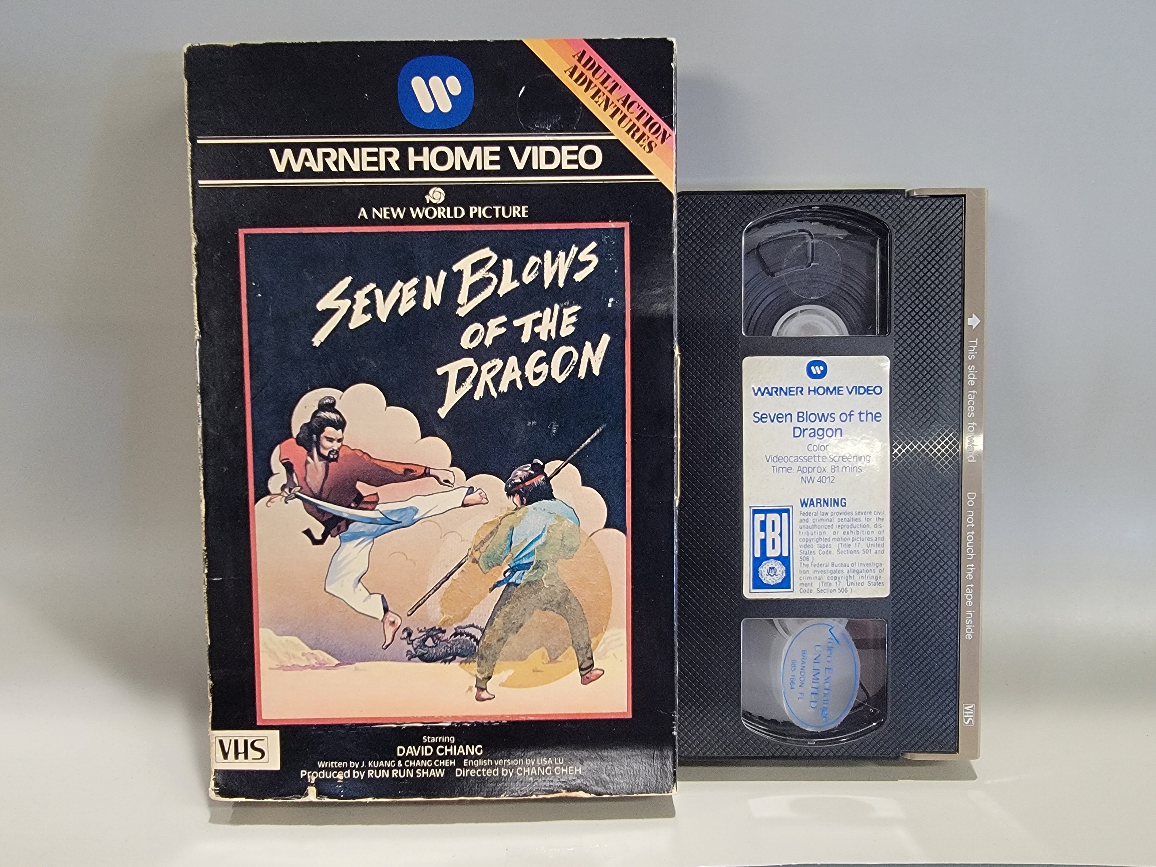 SEVEN BLOWS OF THE DRAGON VHS [USED]