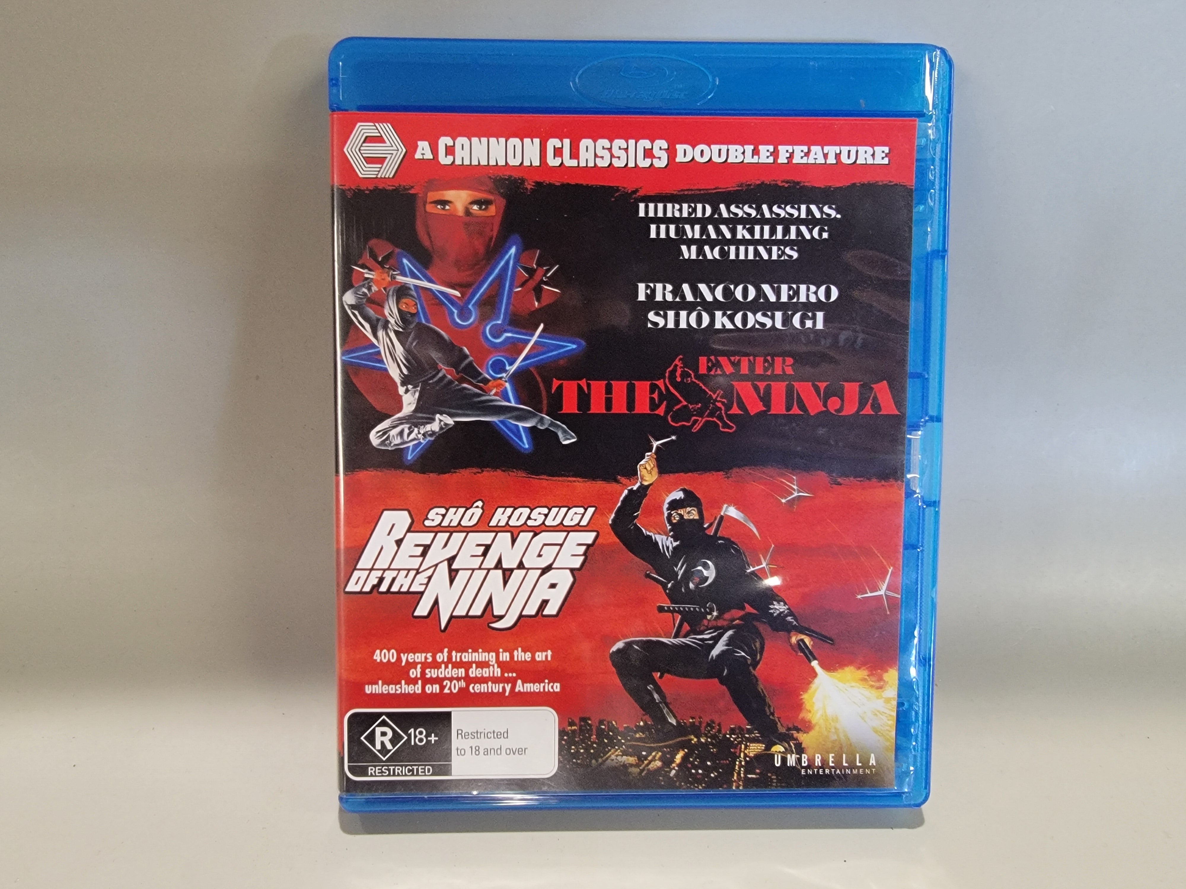 ENTER THE NINJA / REVENGE OF THE NINJA (REGION FREE IMPORT) BLU-RAY [USED]