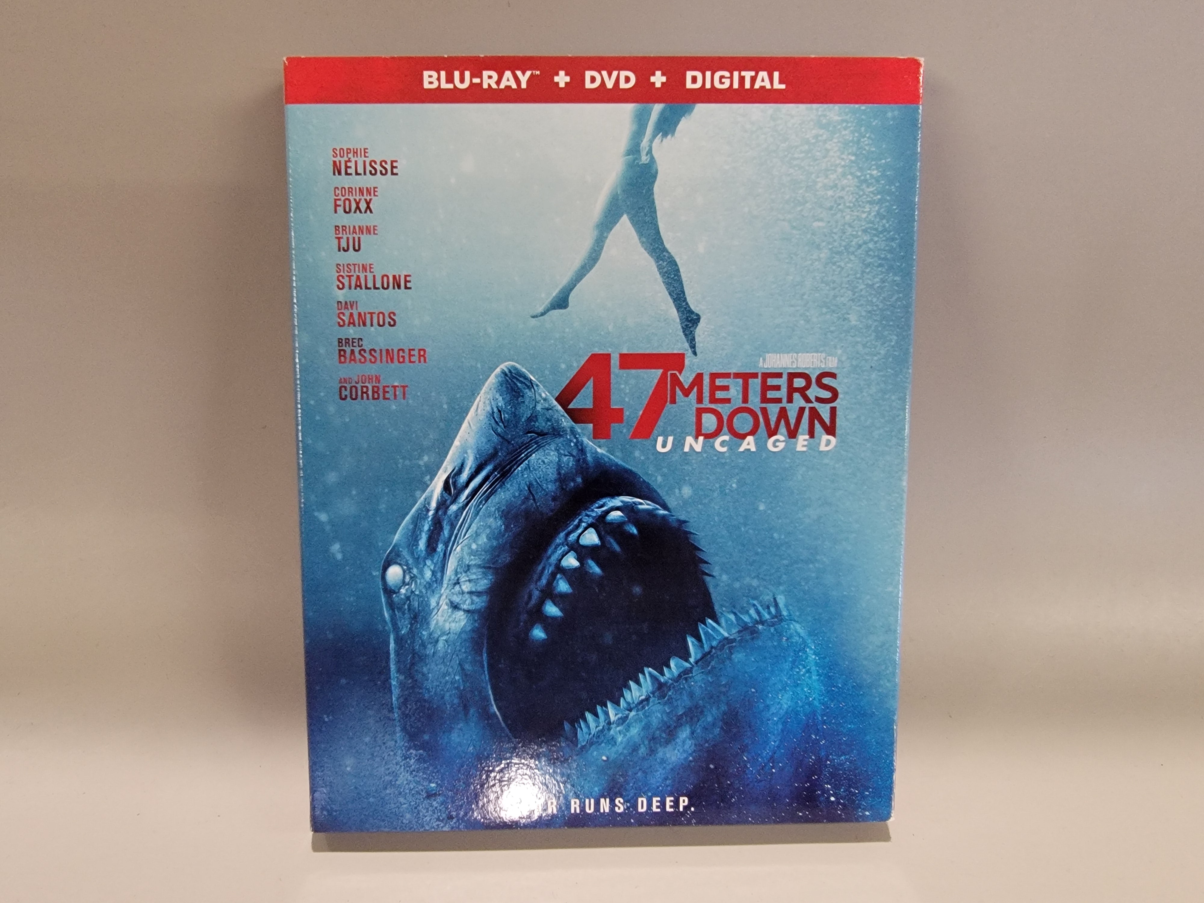 47 METERS DOWN: UNCAGED BLU-RAY/DVD [USED]