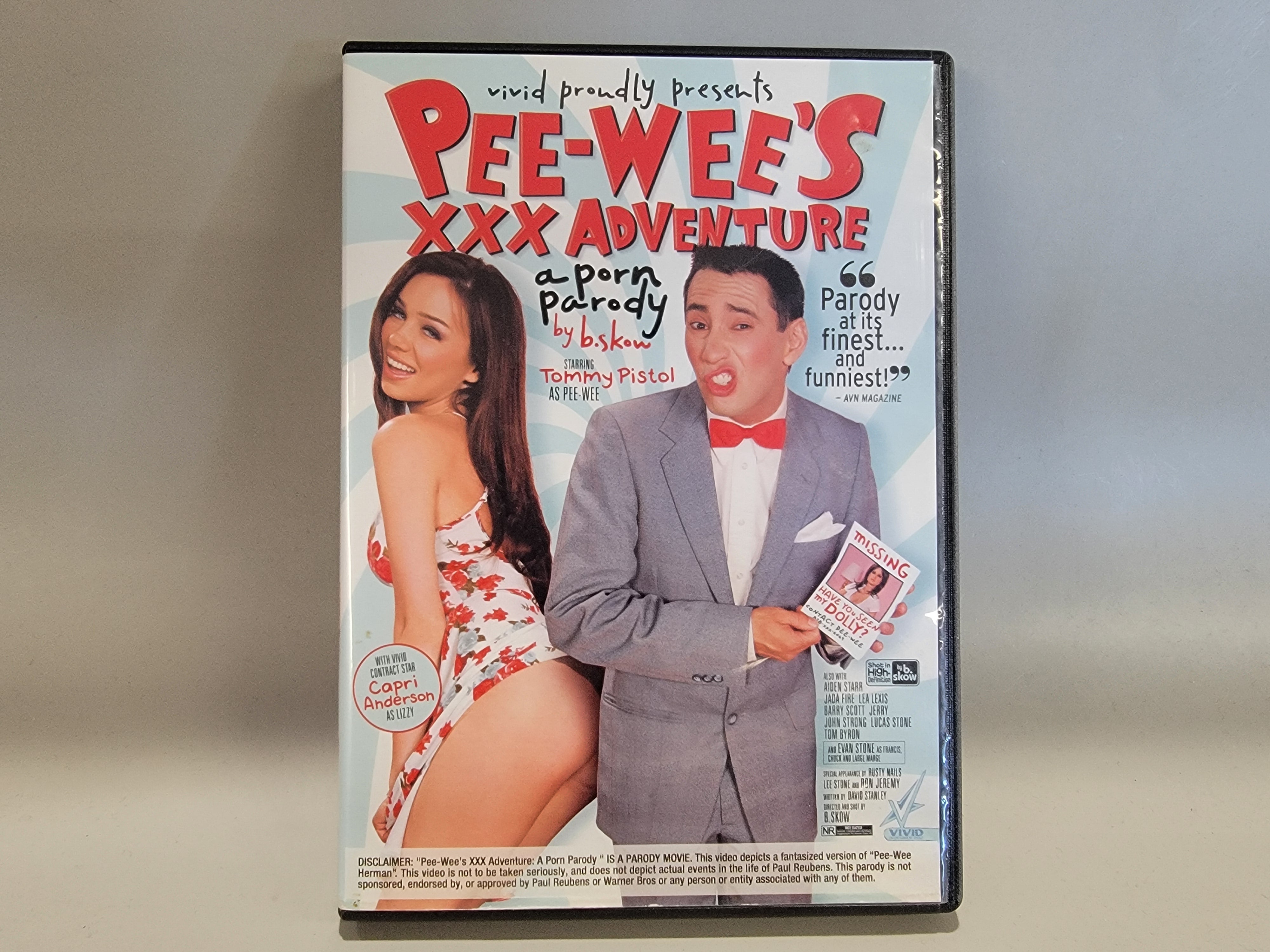 PEE-WEE'S XXX ADVENTURE: A PORN PARODY DVD [USED]