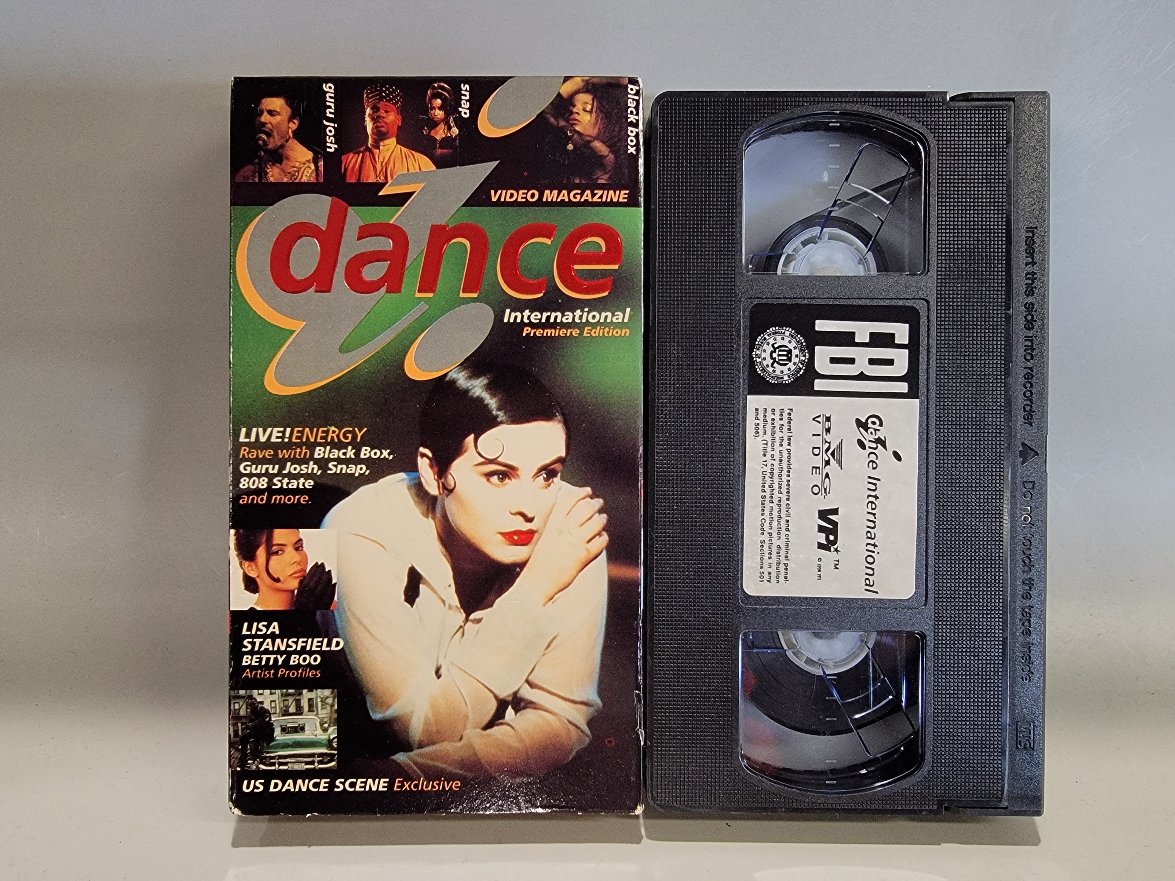 DANCE INTERNATIONAL VIDEO MAGAZINE: PREMIERE EDITION VHS [USED]