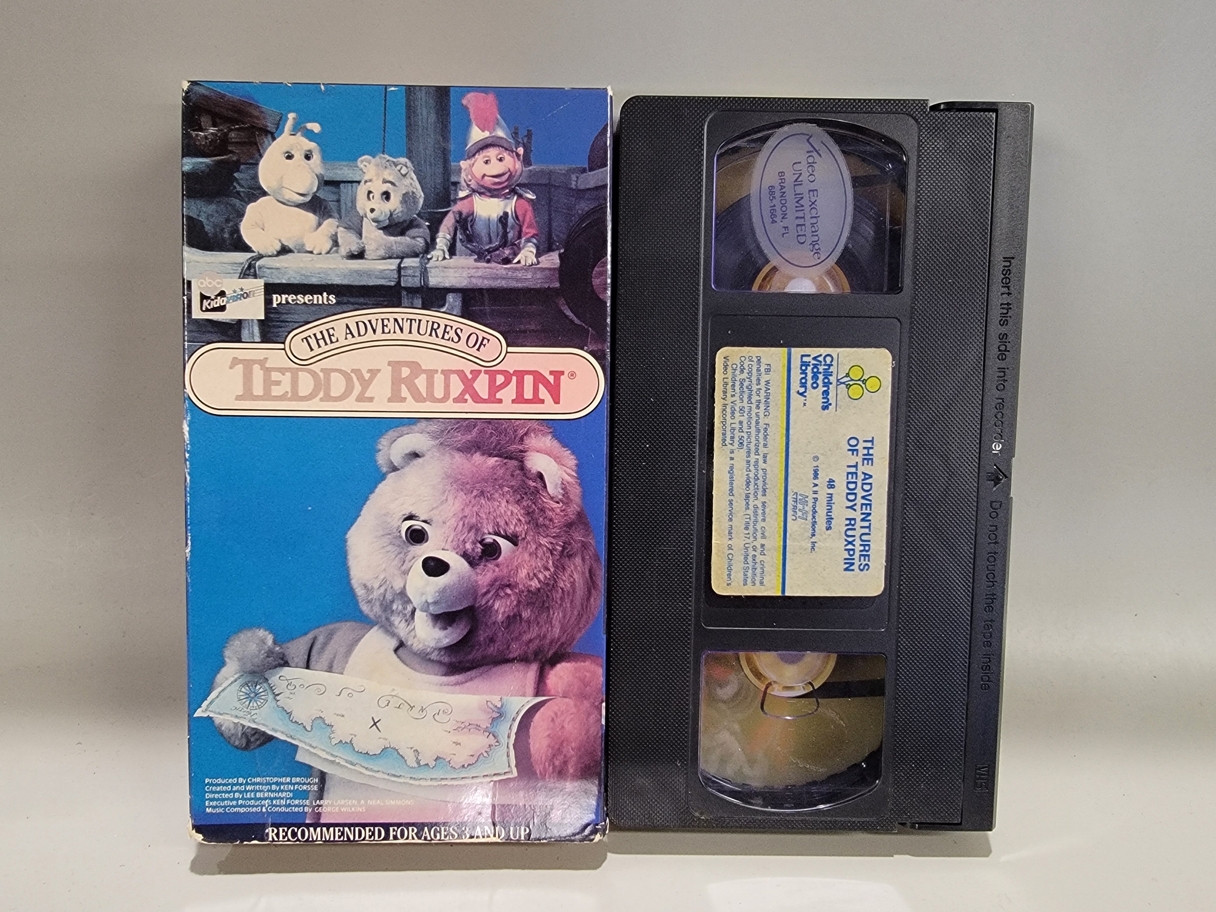 THE ADVENTURES OF TEDDY RUXPIN VHS [USED]