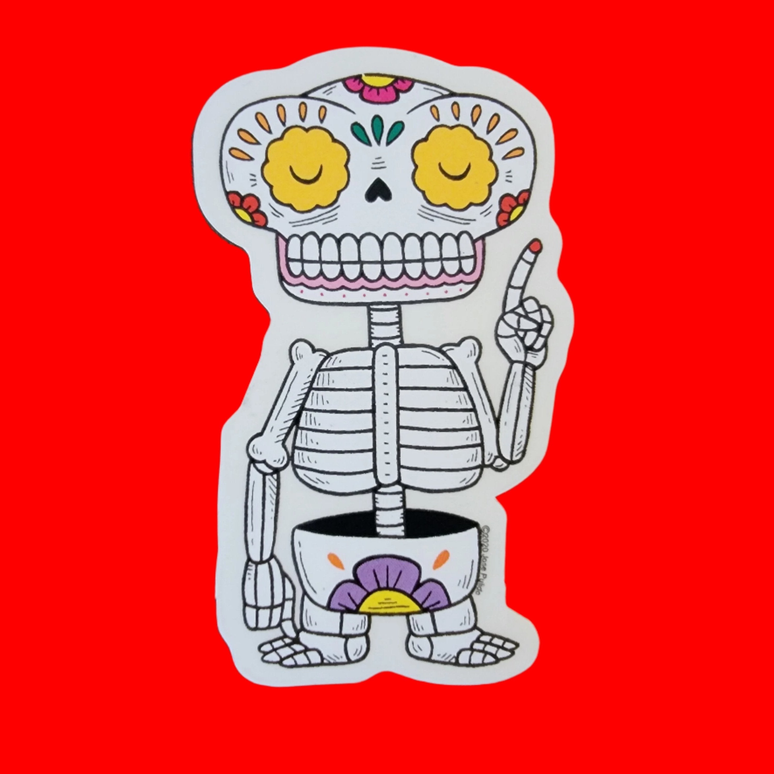 DAY OF THE DEAD E.T. STICKER