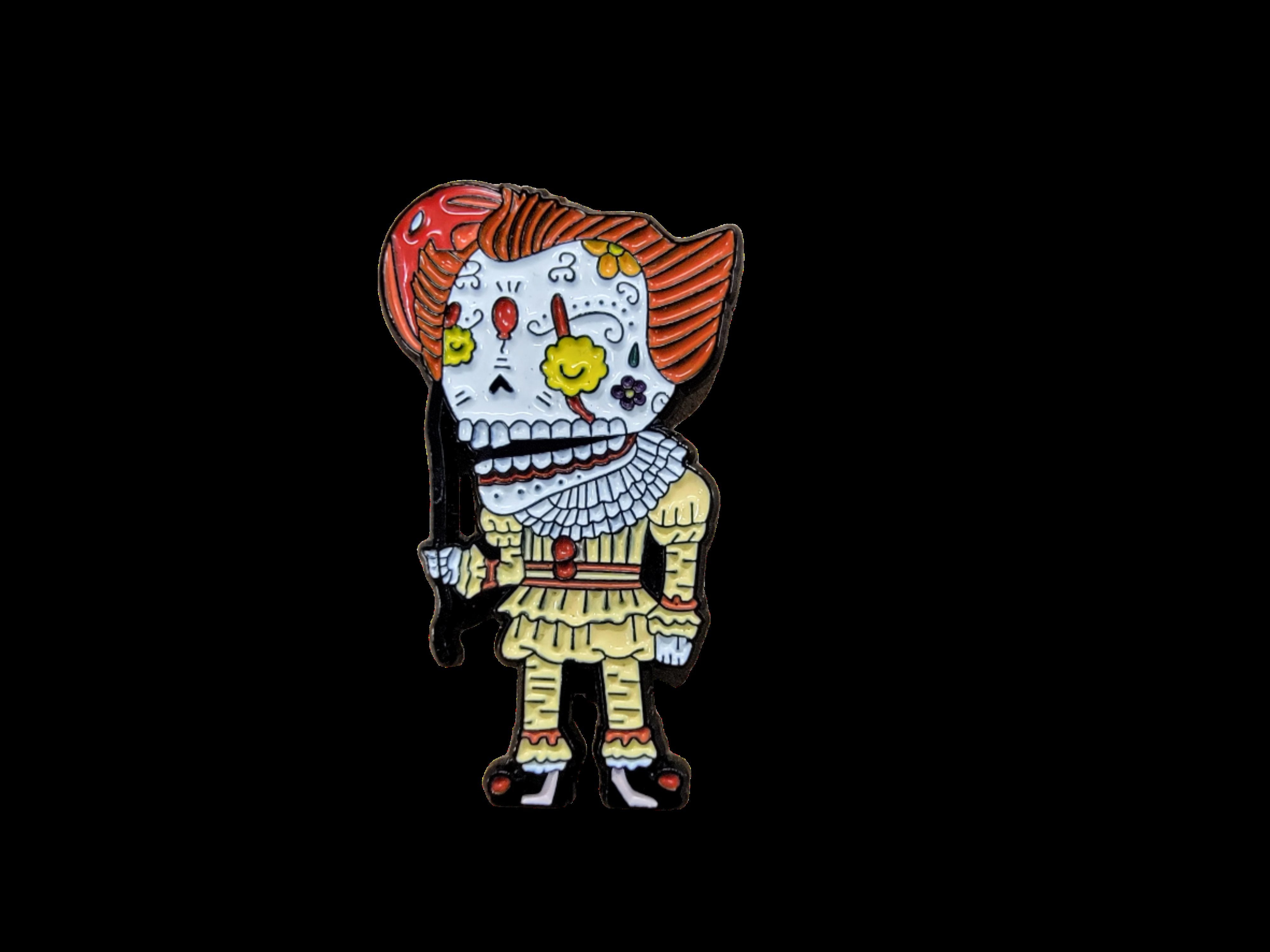 DAY OF THE DEAD PENNYWISE ENAMEL PIN