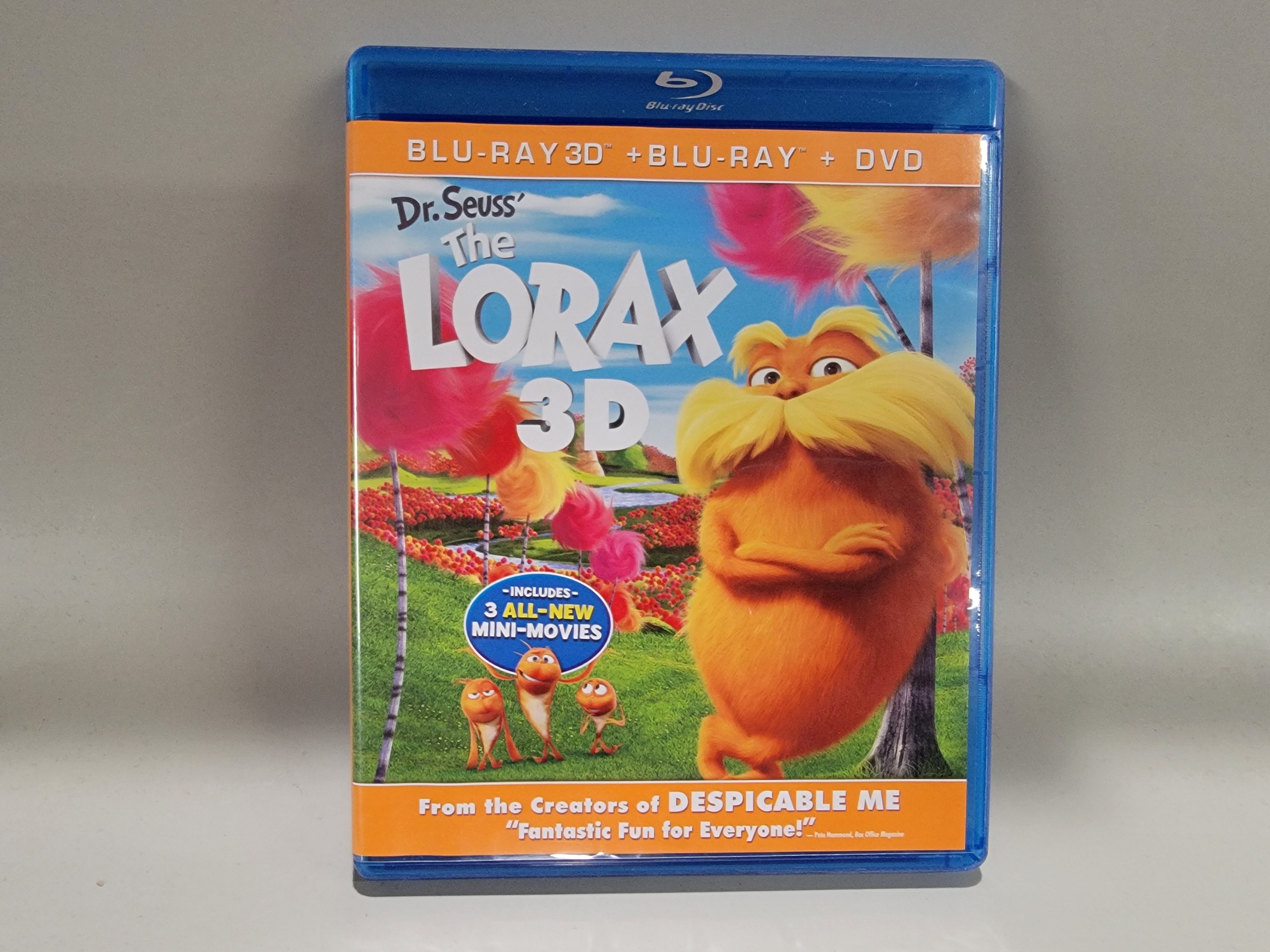 THE LORAX 3D BLU-RAY/BLU-RAY/DVD [USED]