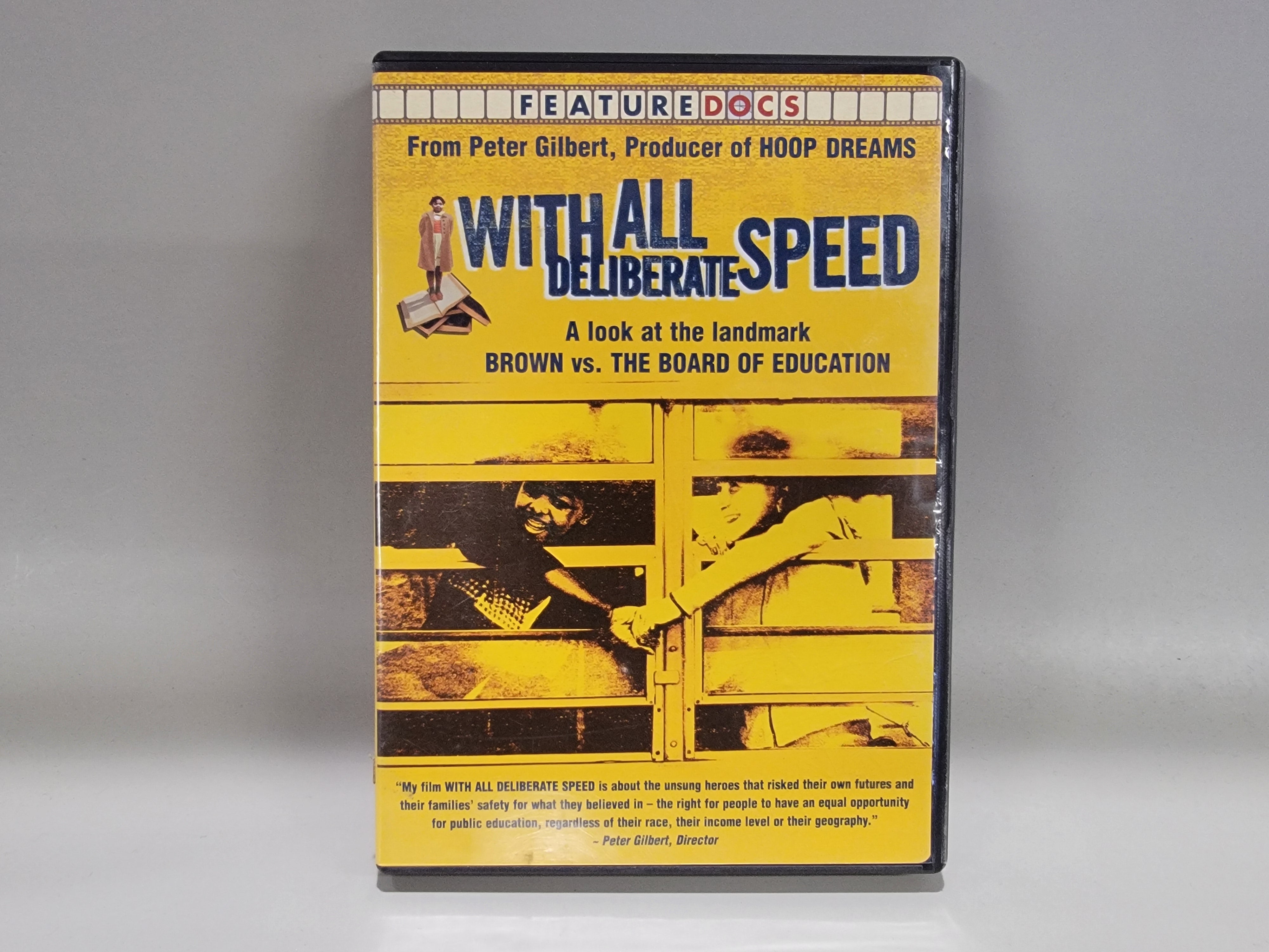 WITH ALL DELIBERATE SPEED DVD [USED]
