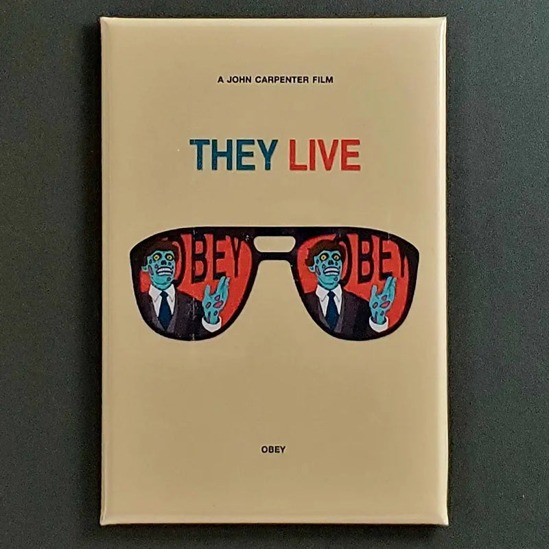 THEY LIVE GLASSES MAGNET